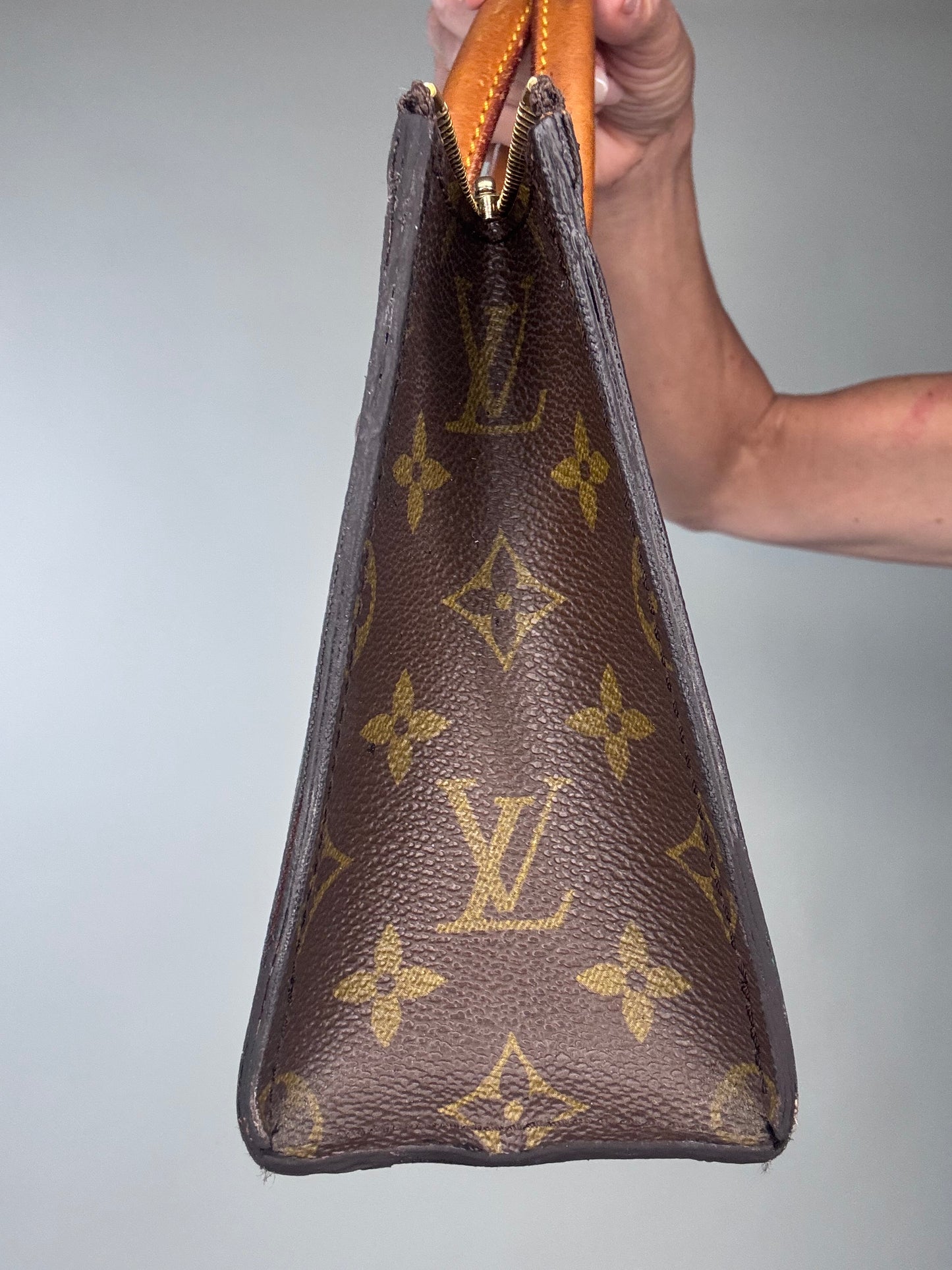 Louis Vuitton Rare Vintage Monogram Triangle Sac