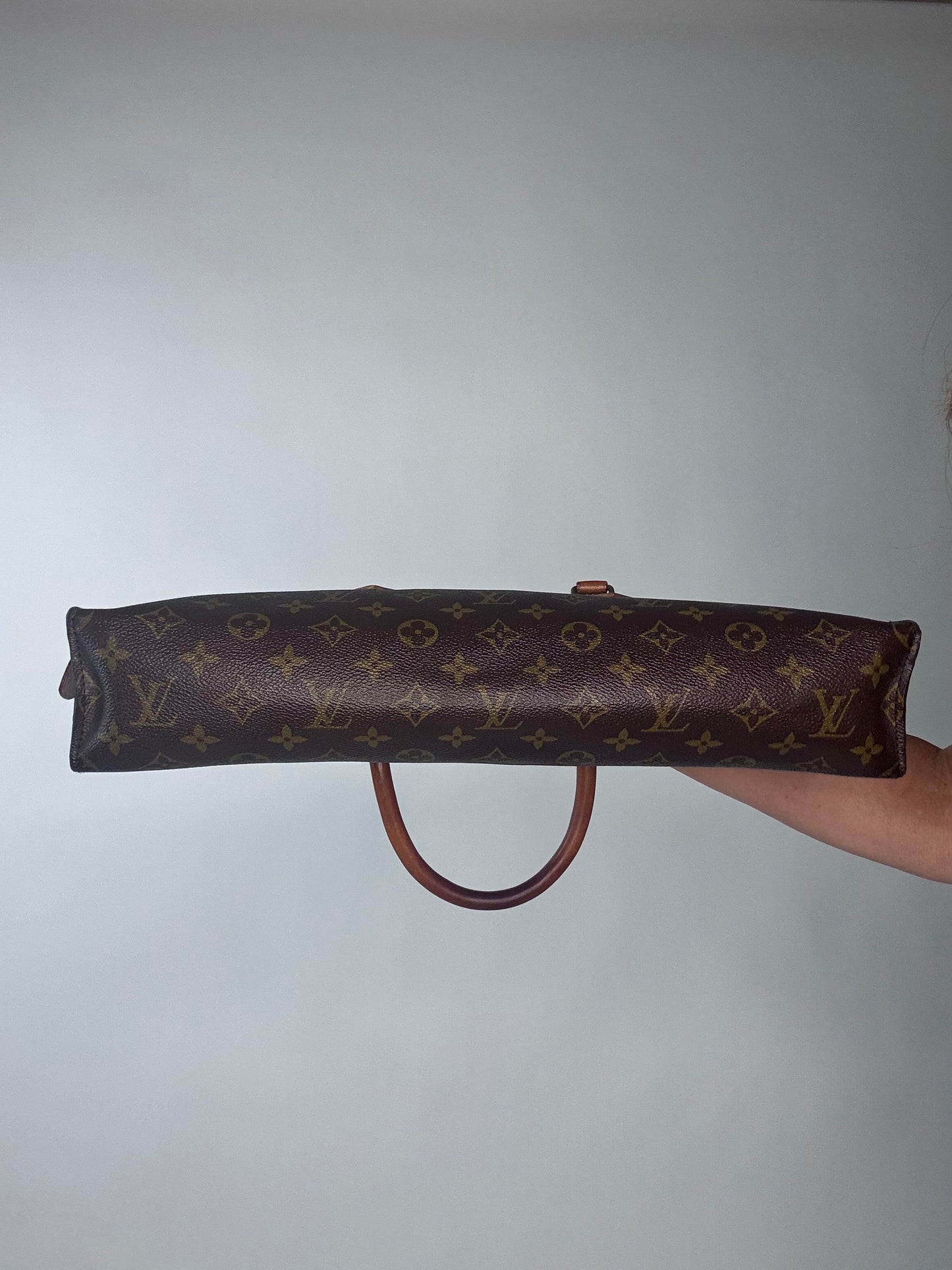 Louis Vuitton Rare Vintage Monogram Triangle Sac