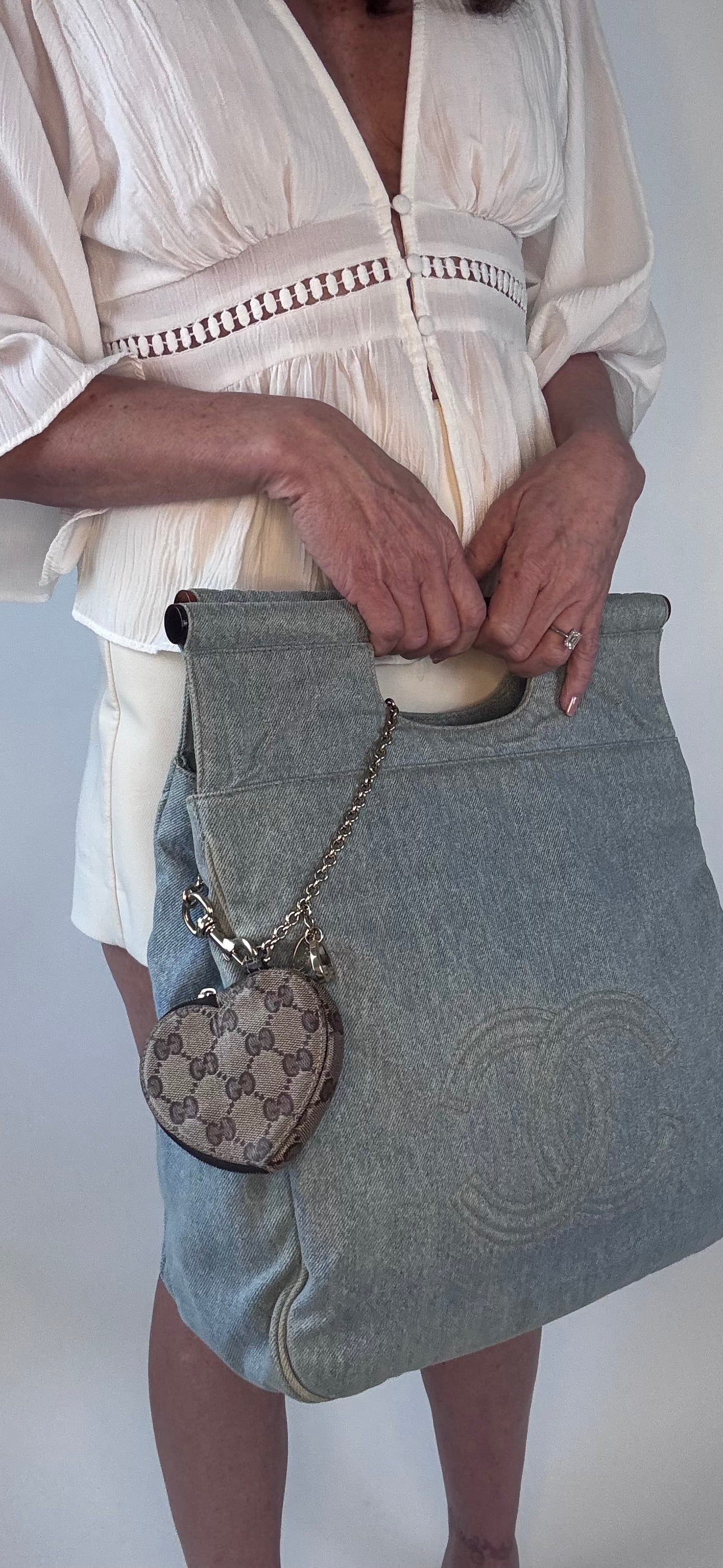 Gucci Monogram Coin Pouch Key Chain