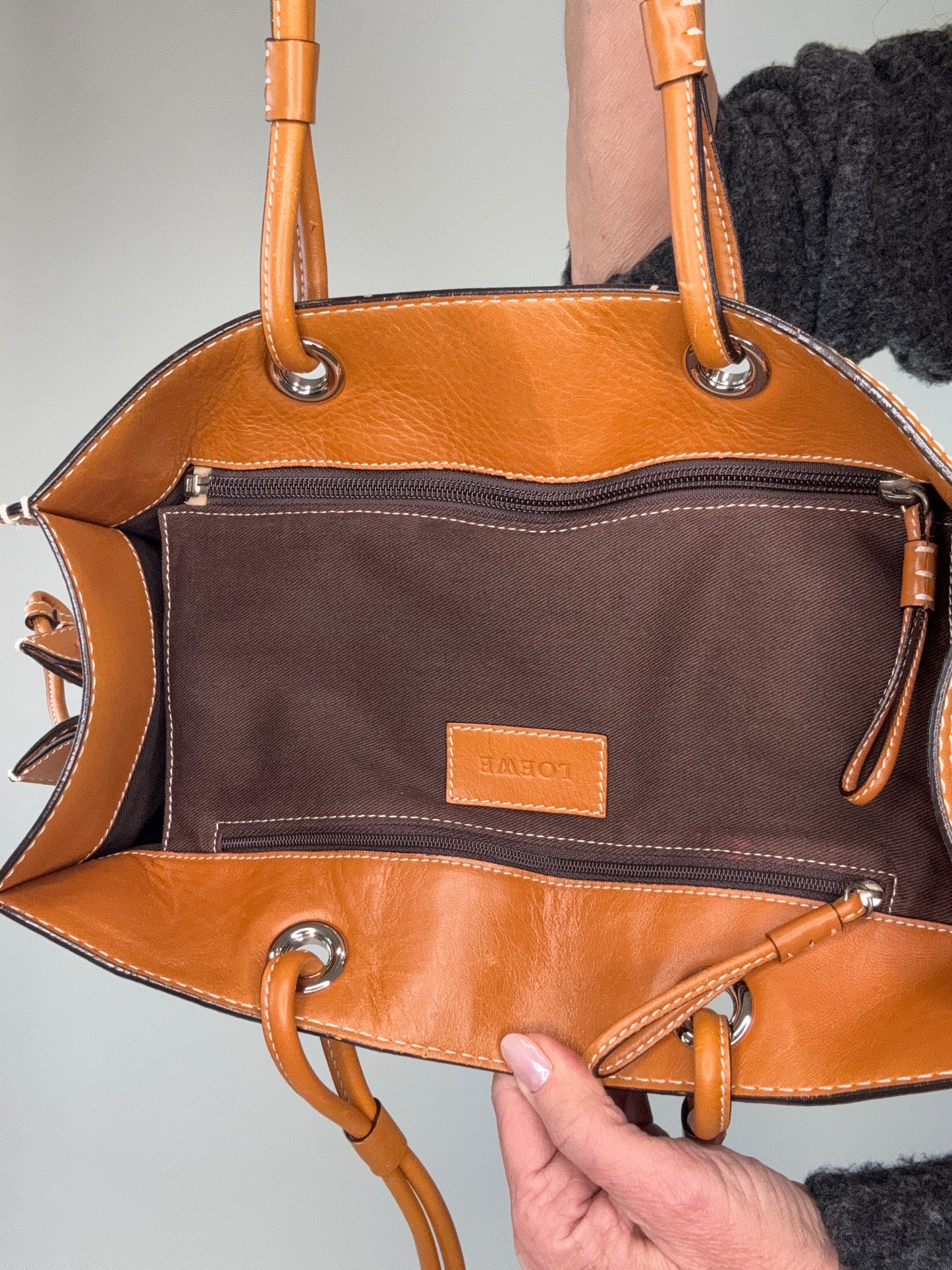 Loewe Vintage Double Sided Anagram Tote