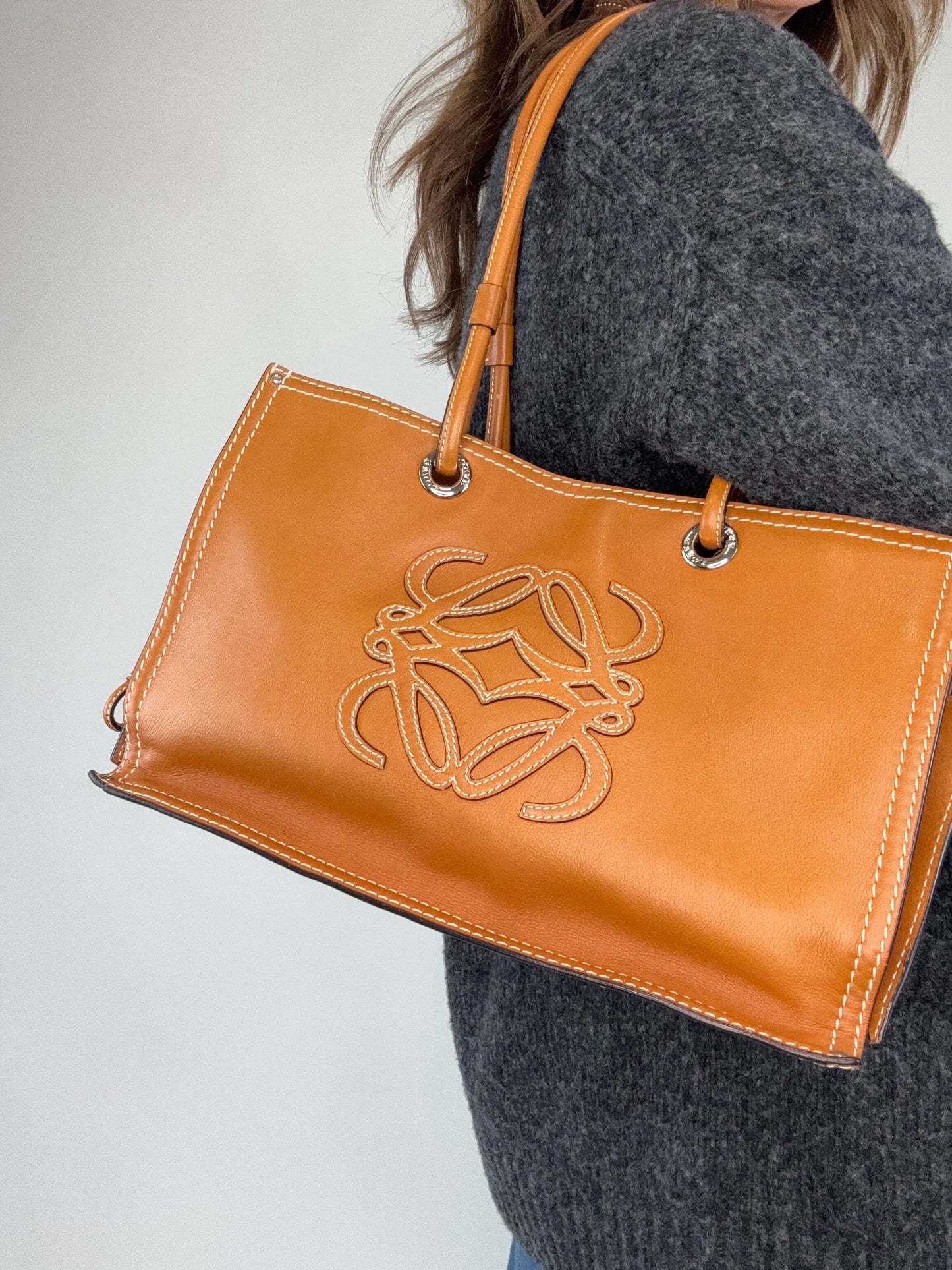 Loewe Vintage Double Sided Anagram Tote