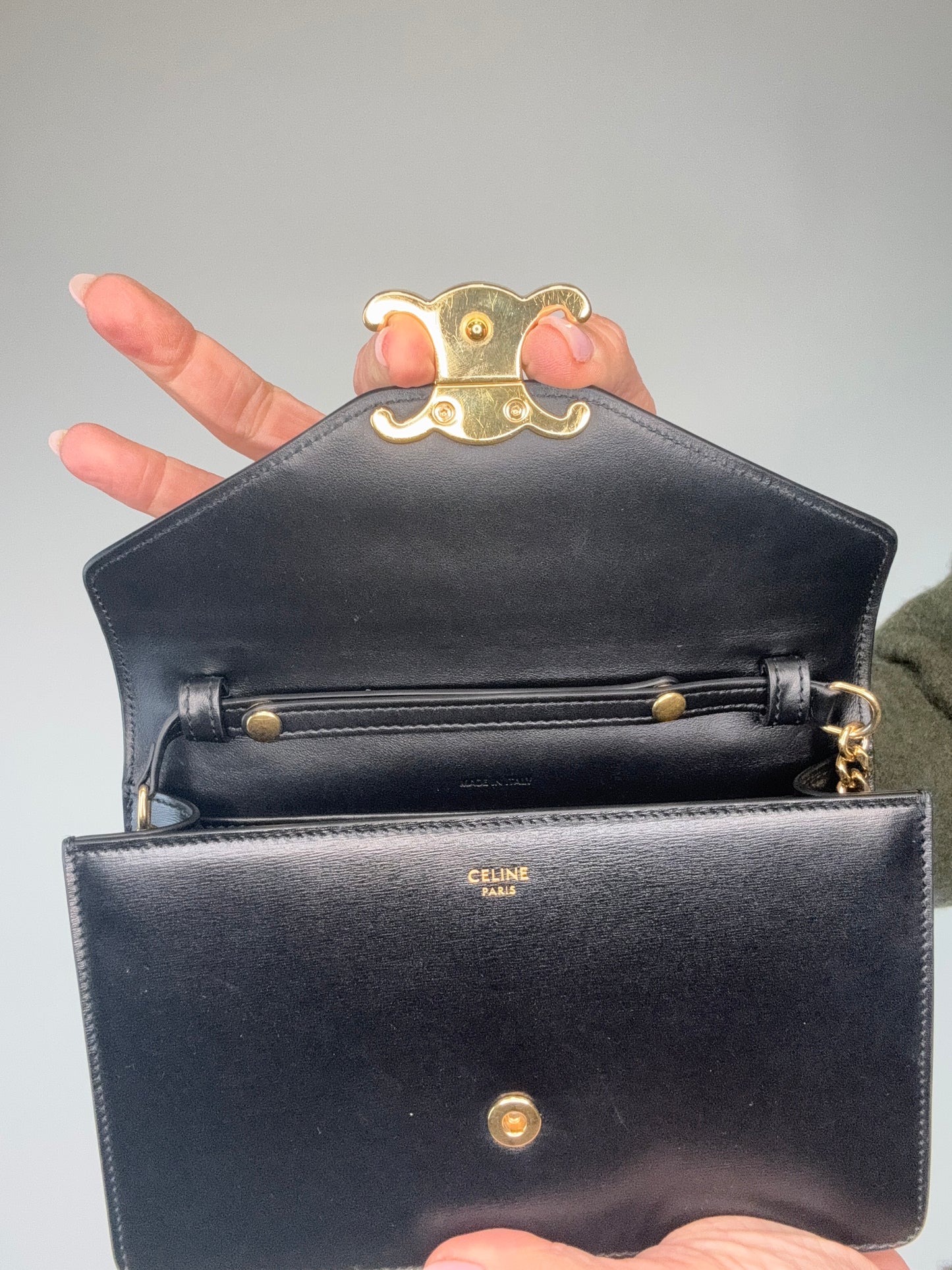 Celine Triomphe Margo Chain Bag