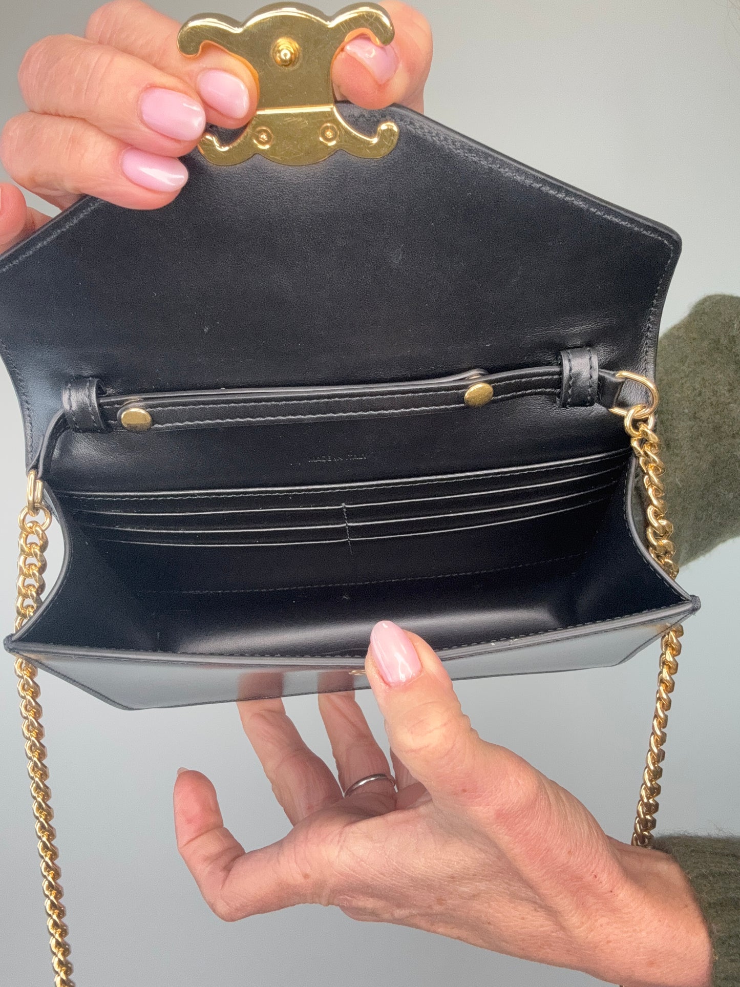 Celine Triomphe Margo Chain Bag