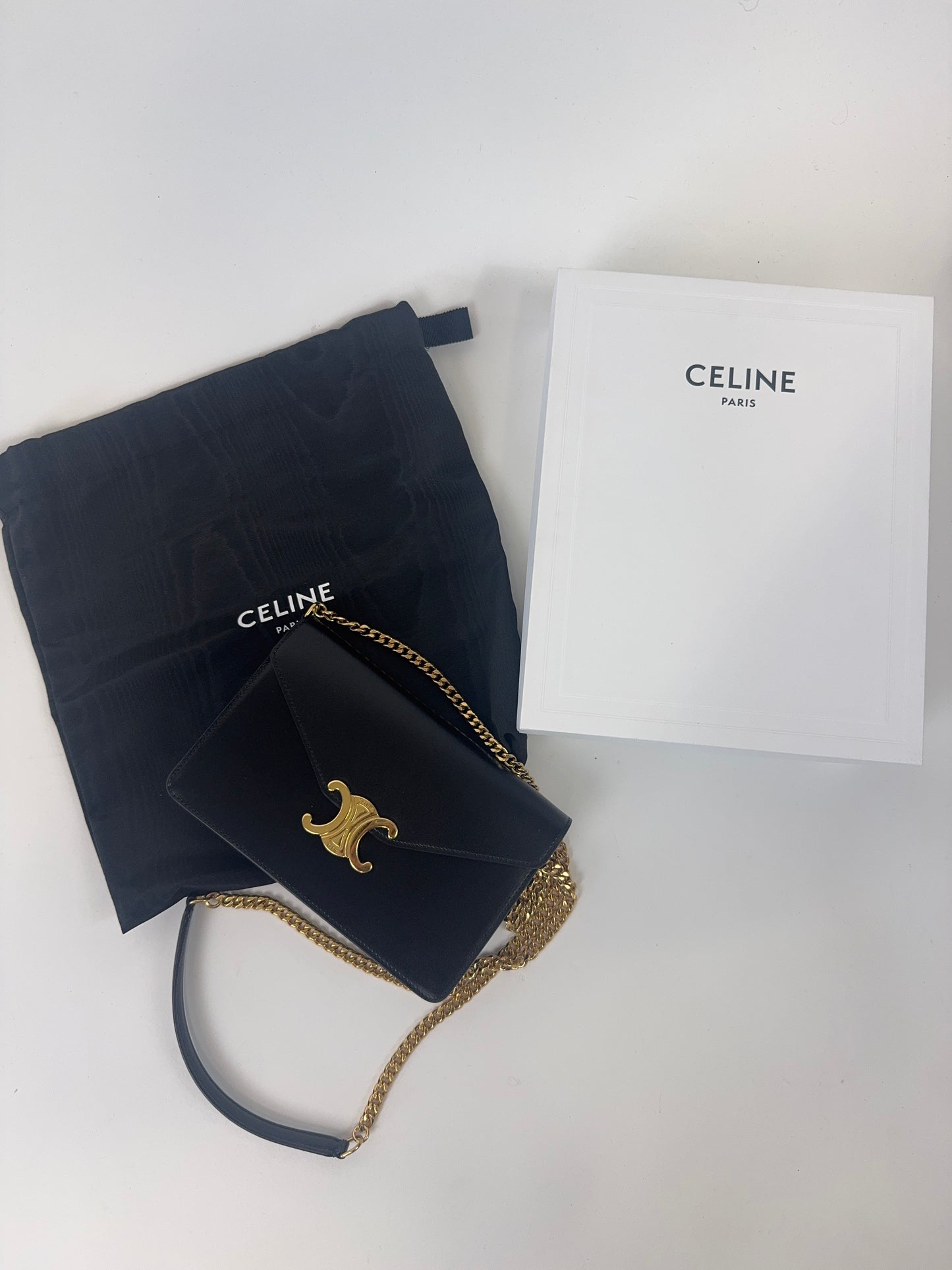 Celine Triomphe Margo Chain Bag