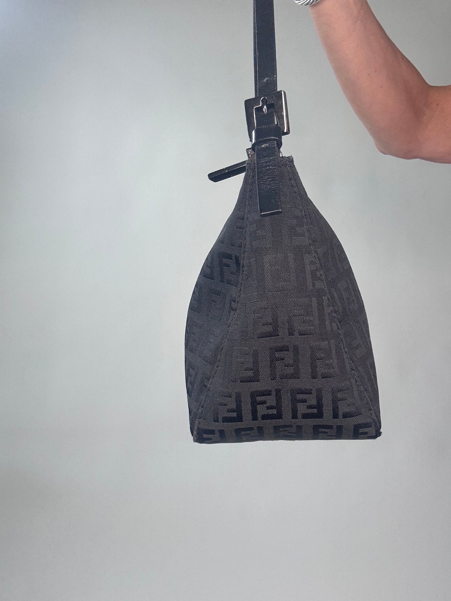 Fendi Zucchino Crystal Beaded Pochette
