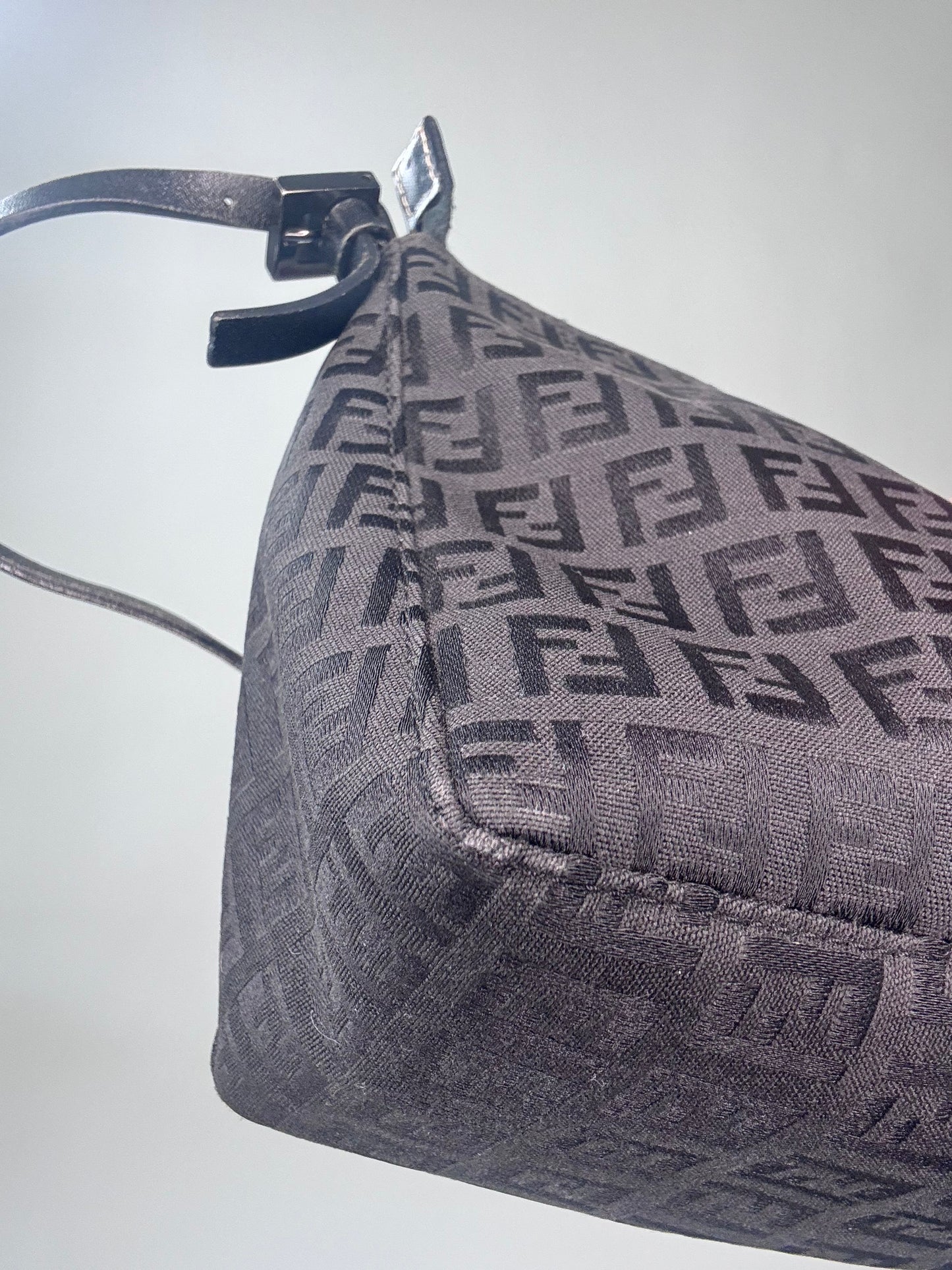 Fendi Zucchino Crystal Beaded Pochette
