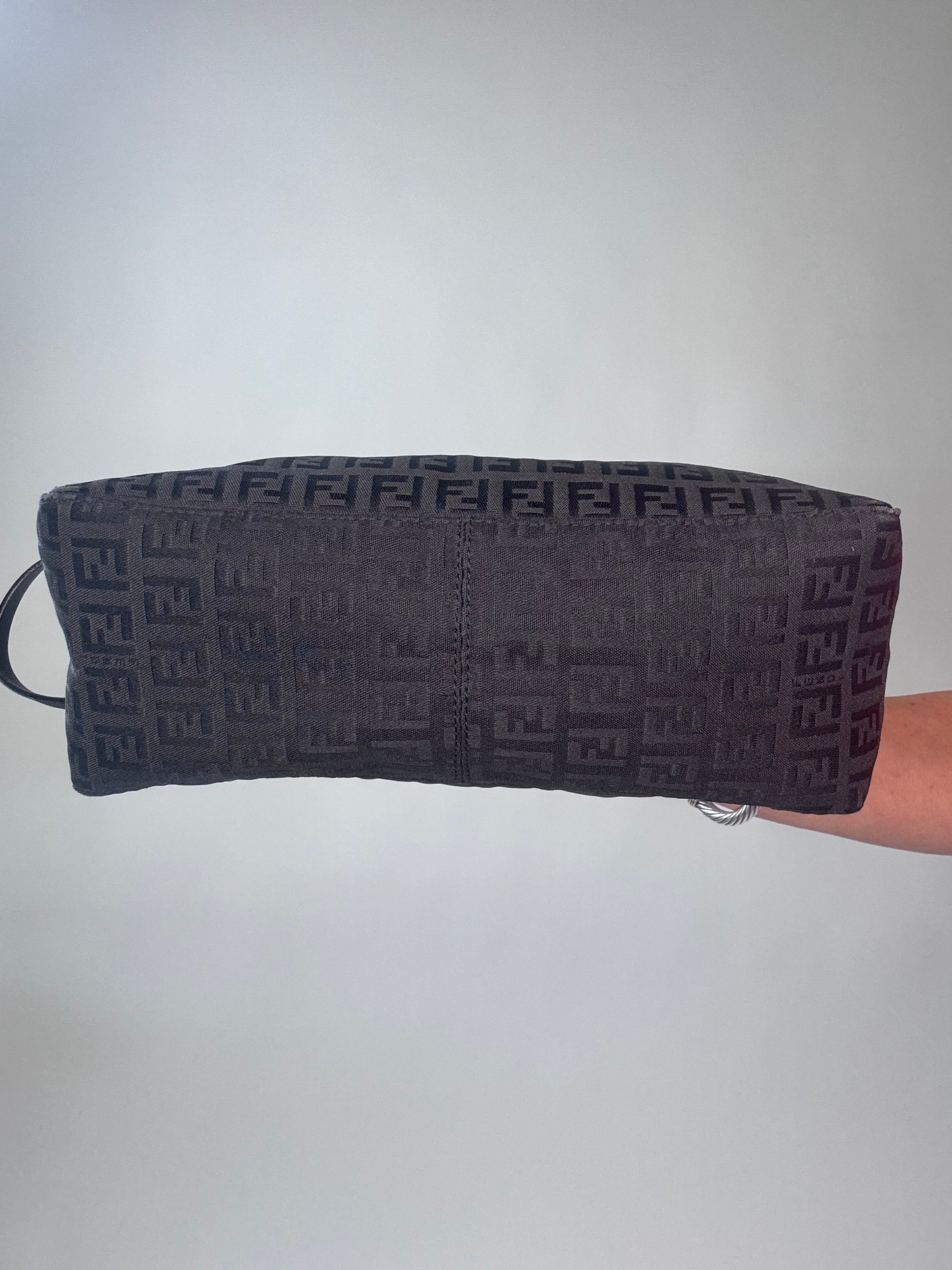 Fendi Zucchino Crystal Beaded Pochette