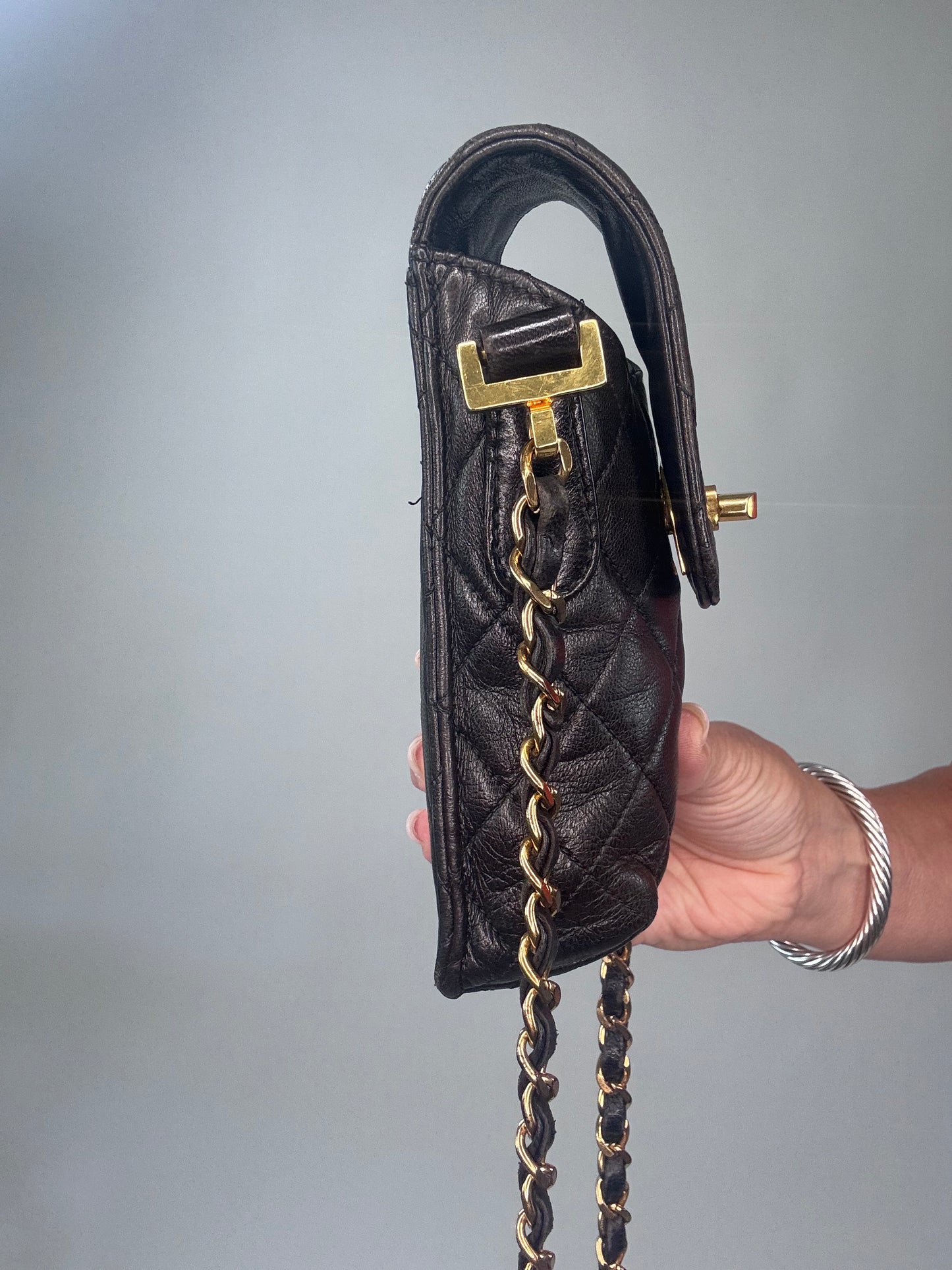 Chanel Vintage Phone Holder Crossbody