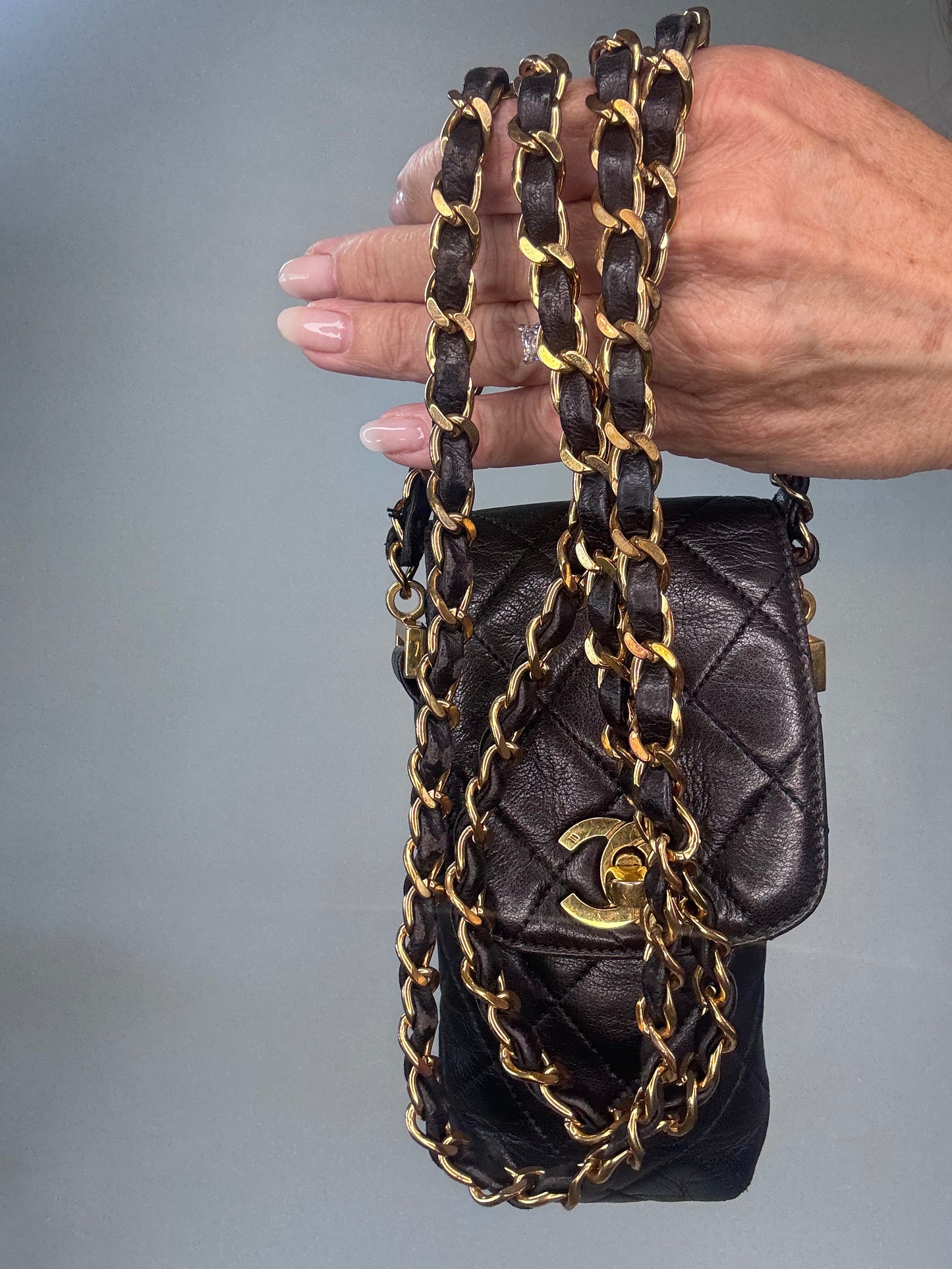 Chanel Vintage Phone Holder Crossbody