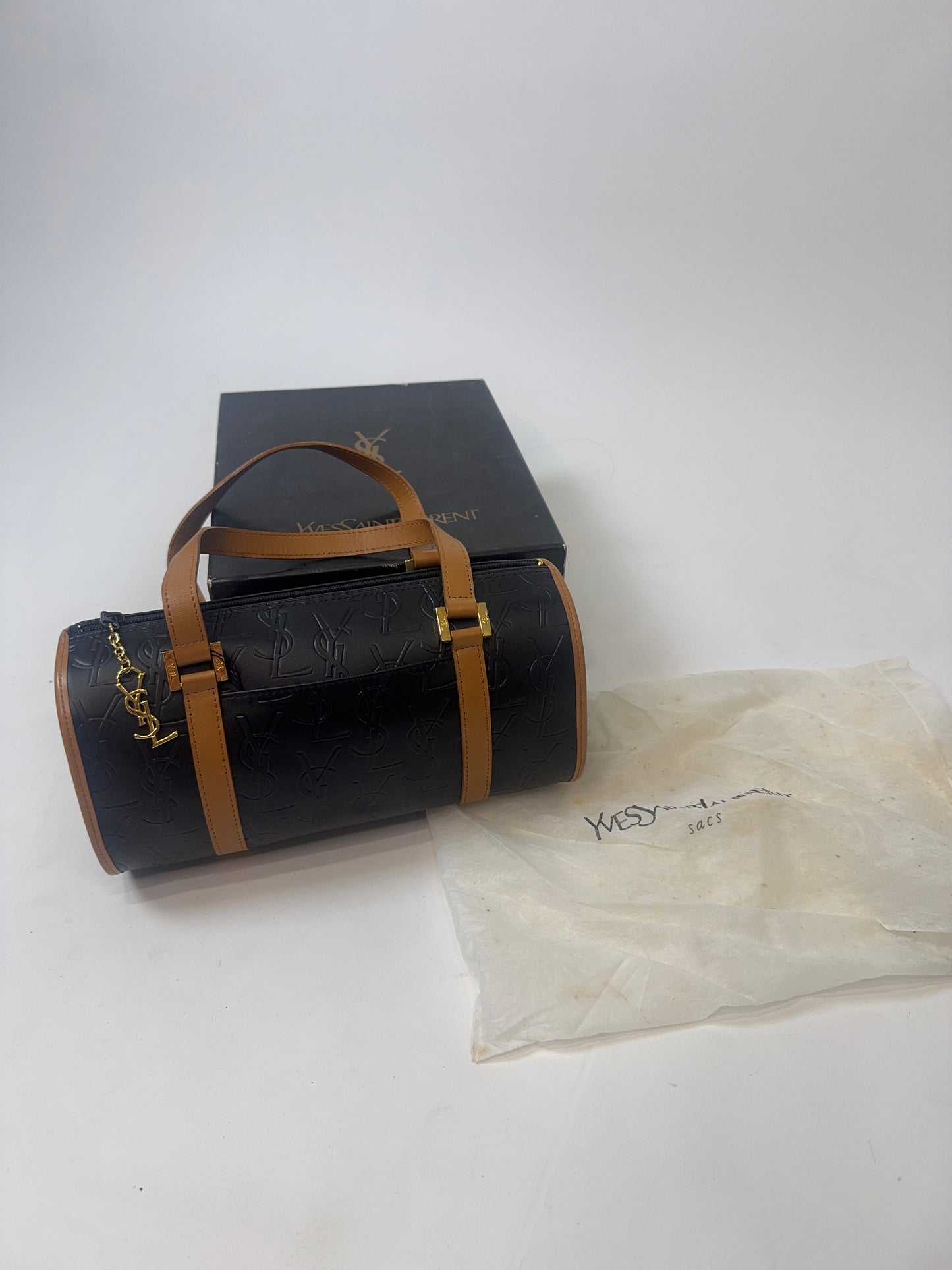 Saint Laurent Vintage Rare Boston Bag