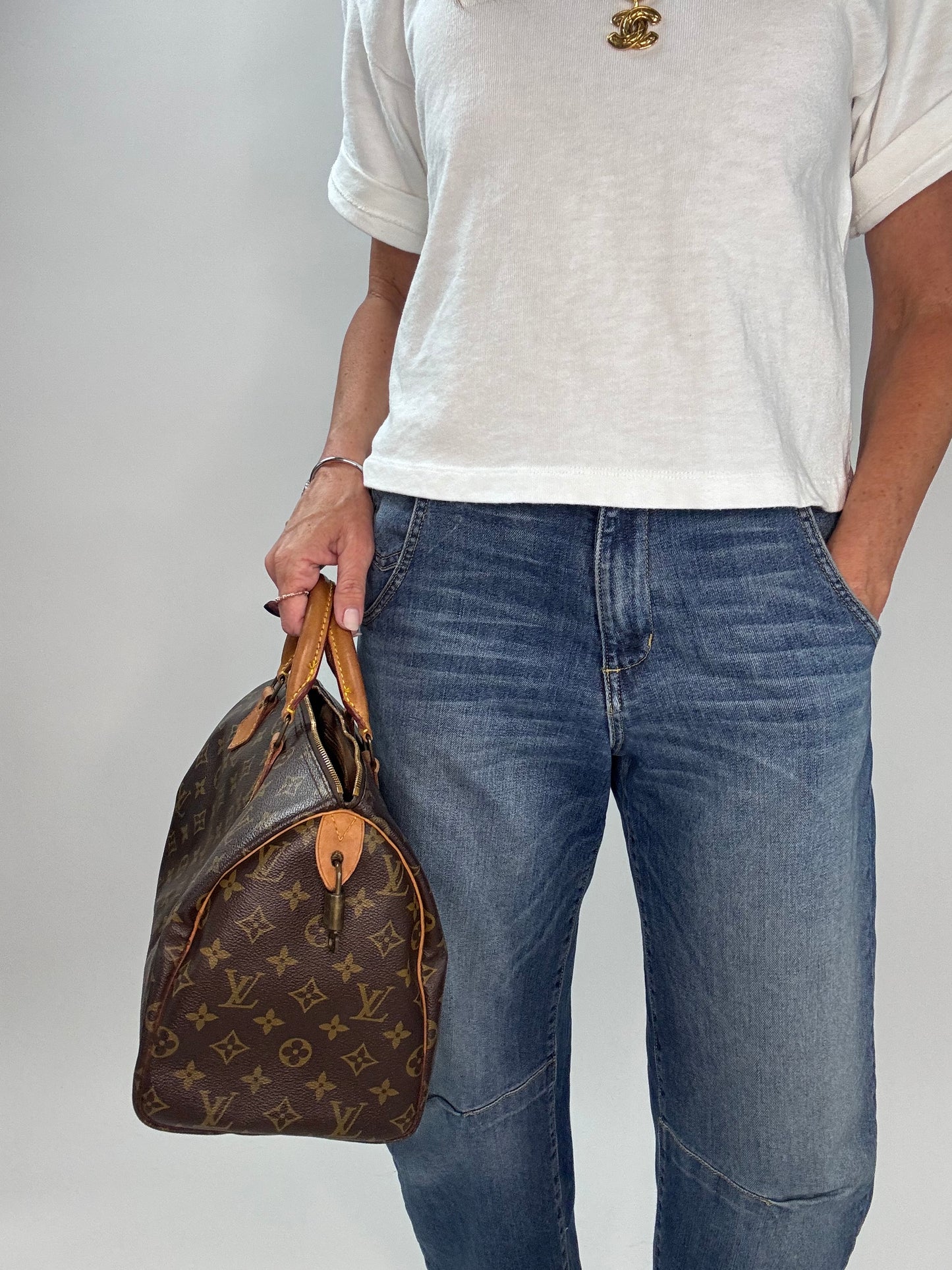 Louis Vuitton Vintage Monogram Speedy 30