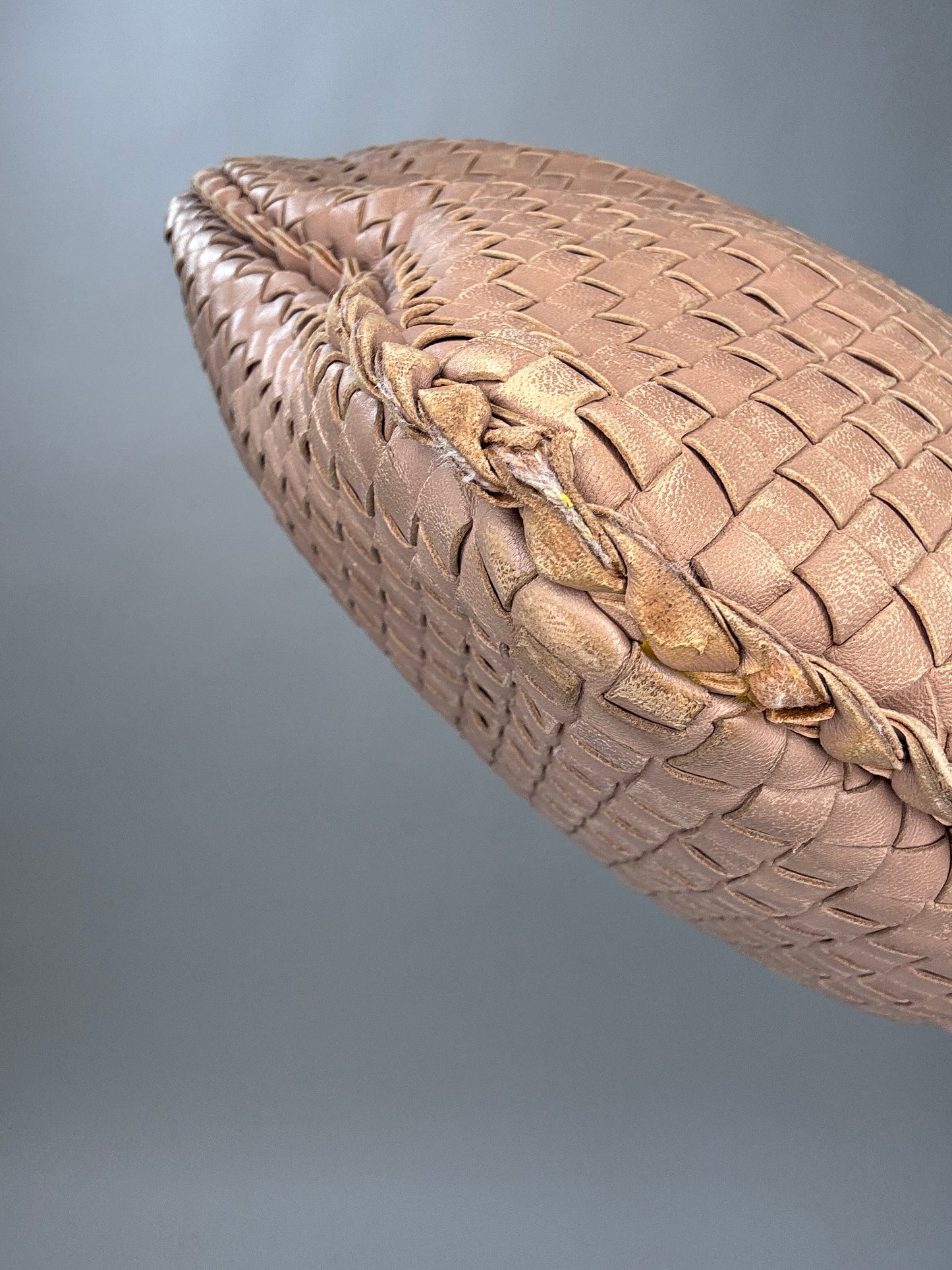 Bottega Veneta Vintage Woven Calf Lather Hobo Large