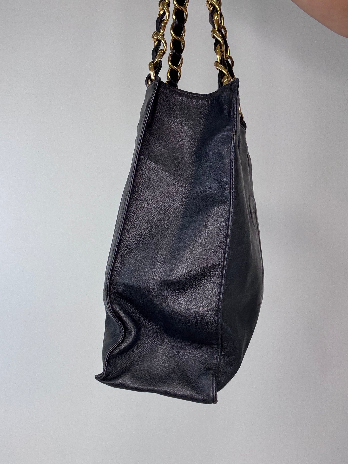 Chanel Vintage CC Chain XL Tote