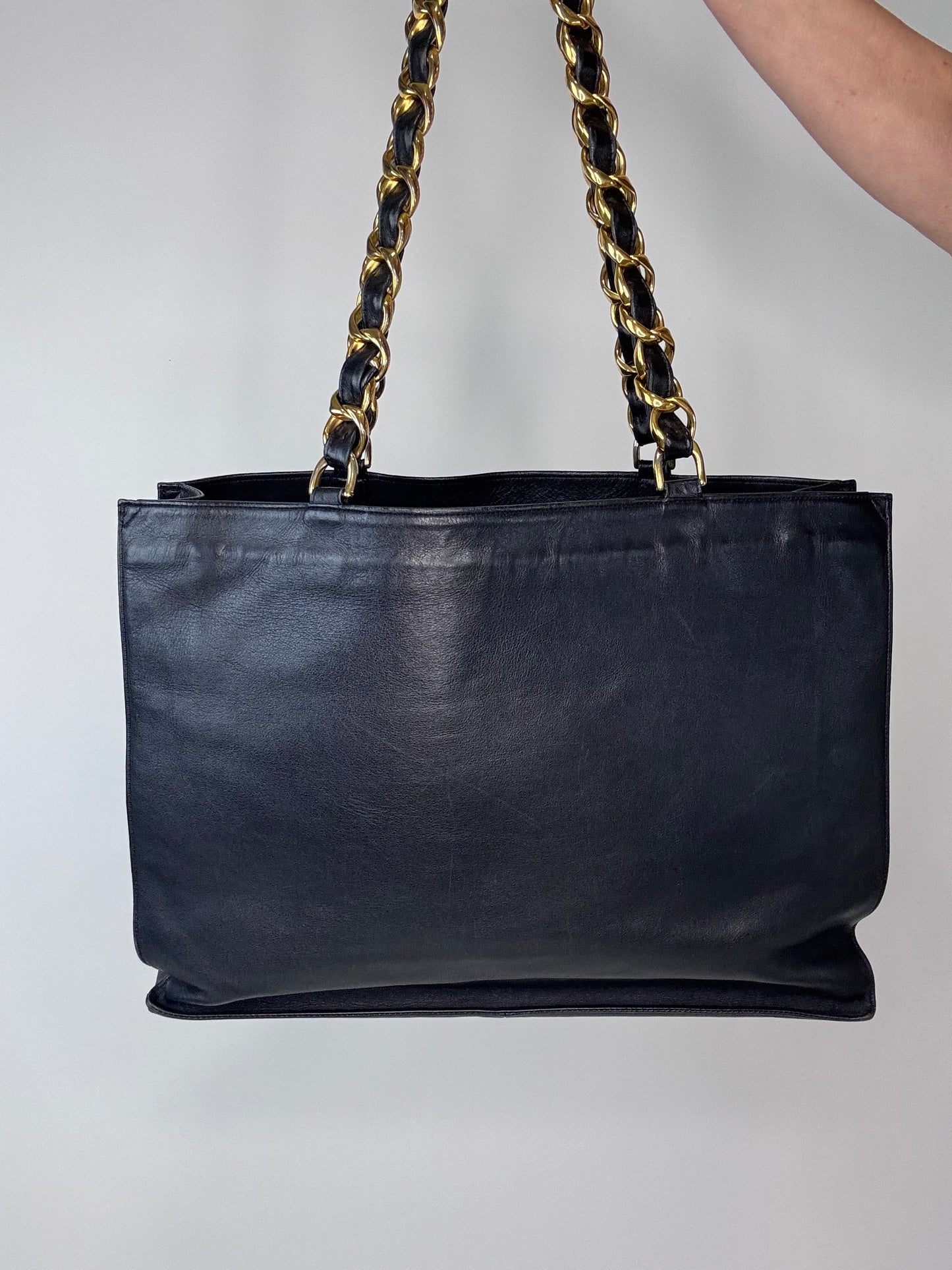 Chanel Vintage CC Chain XL Tote