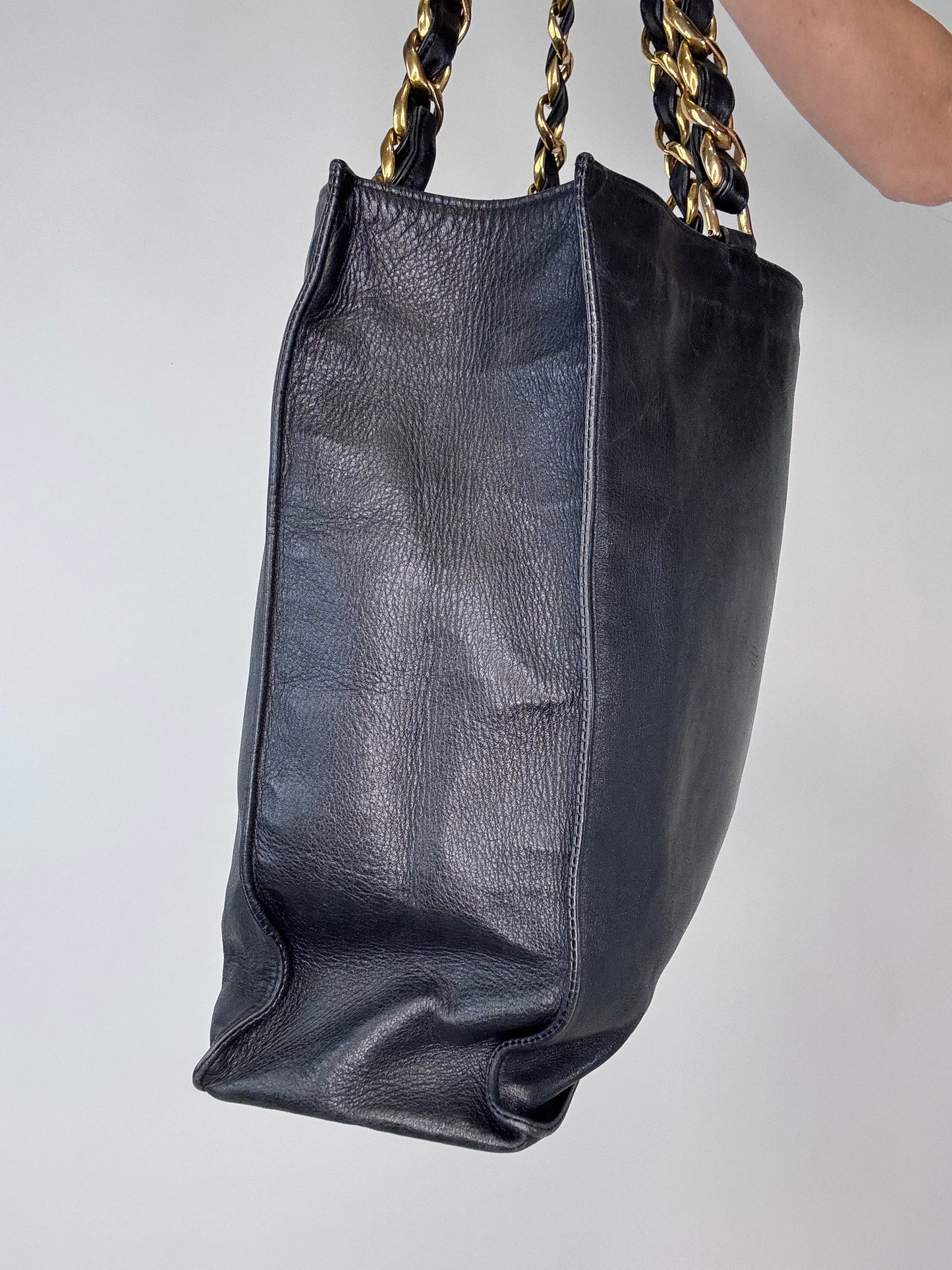 Chanel Vintage CC Chain XL Tote