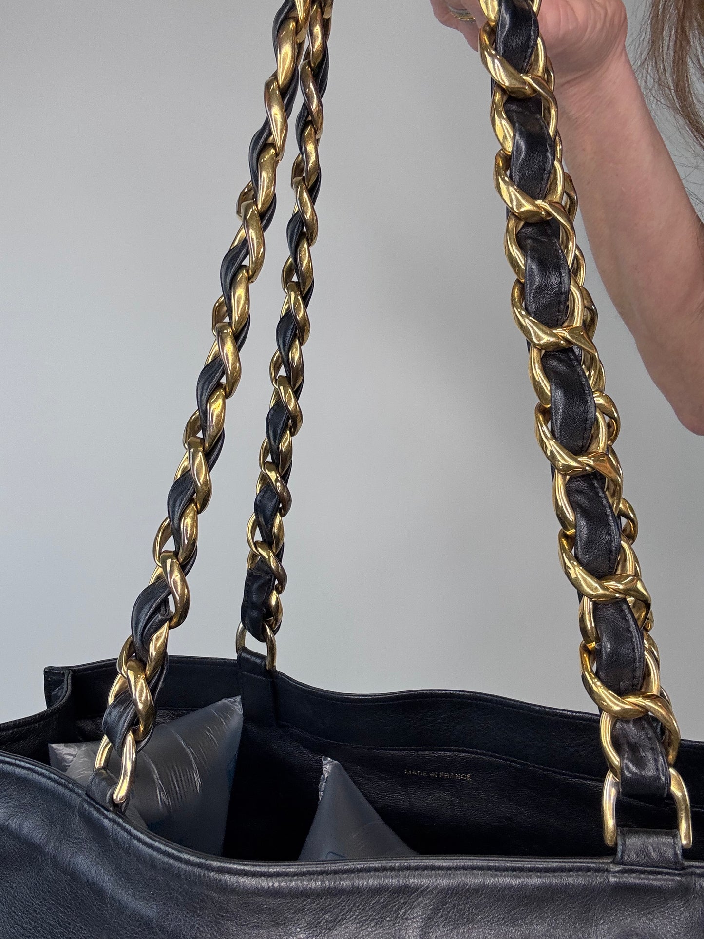 Chanel Vintage CC Chain XL Tote