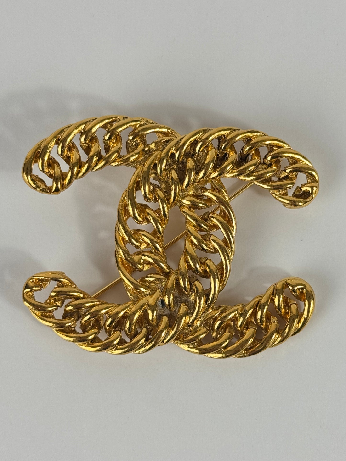 Chanel Vintage Brooch Chain Motif
