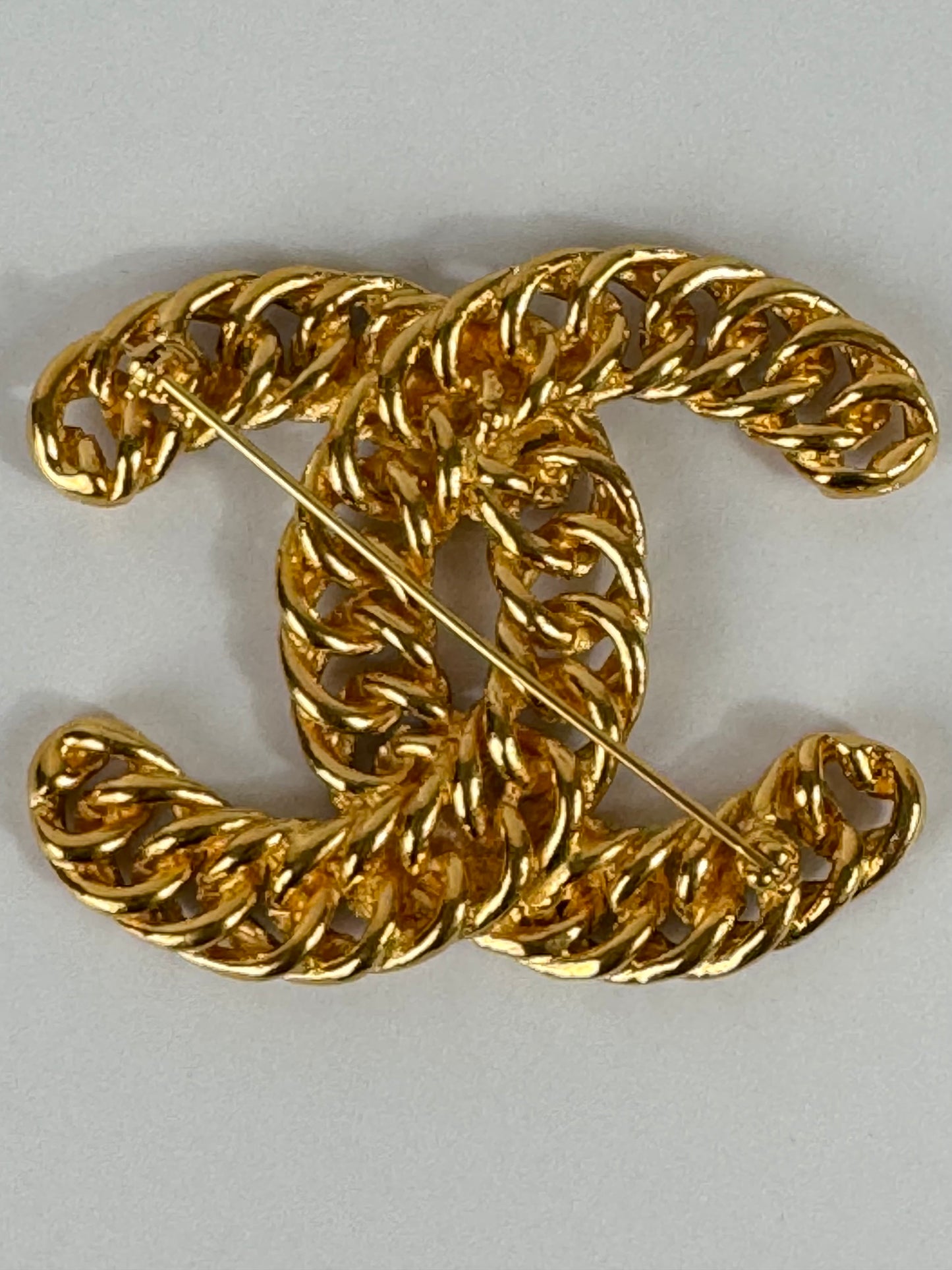 Chanel Vintage Brooch Chain Motif
