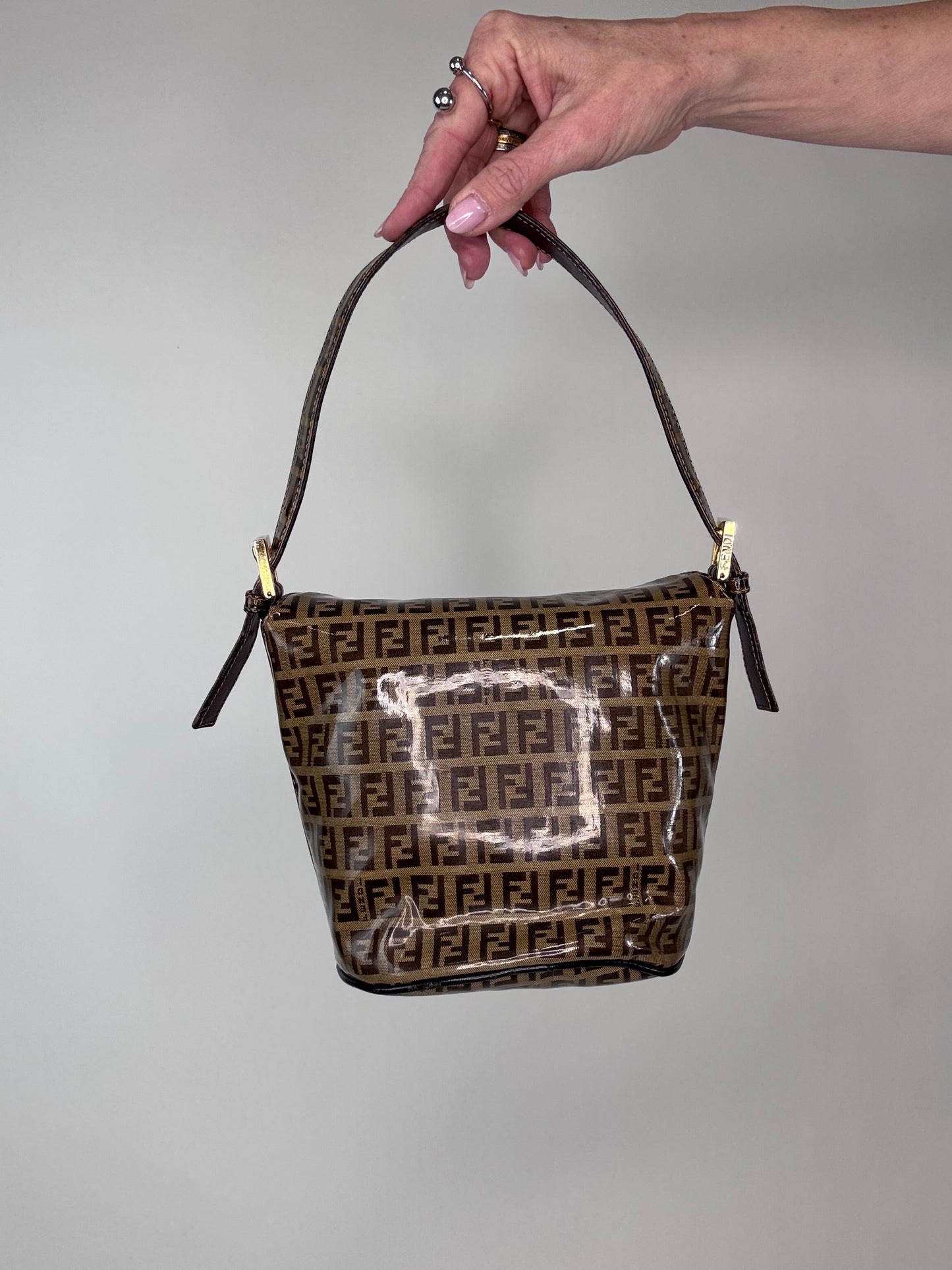 Fendi Zucchino Bucket Bag