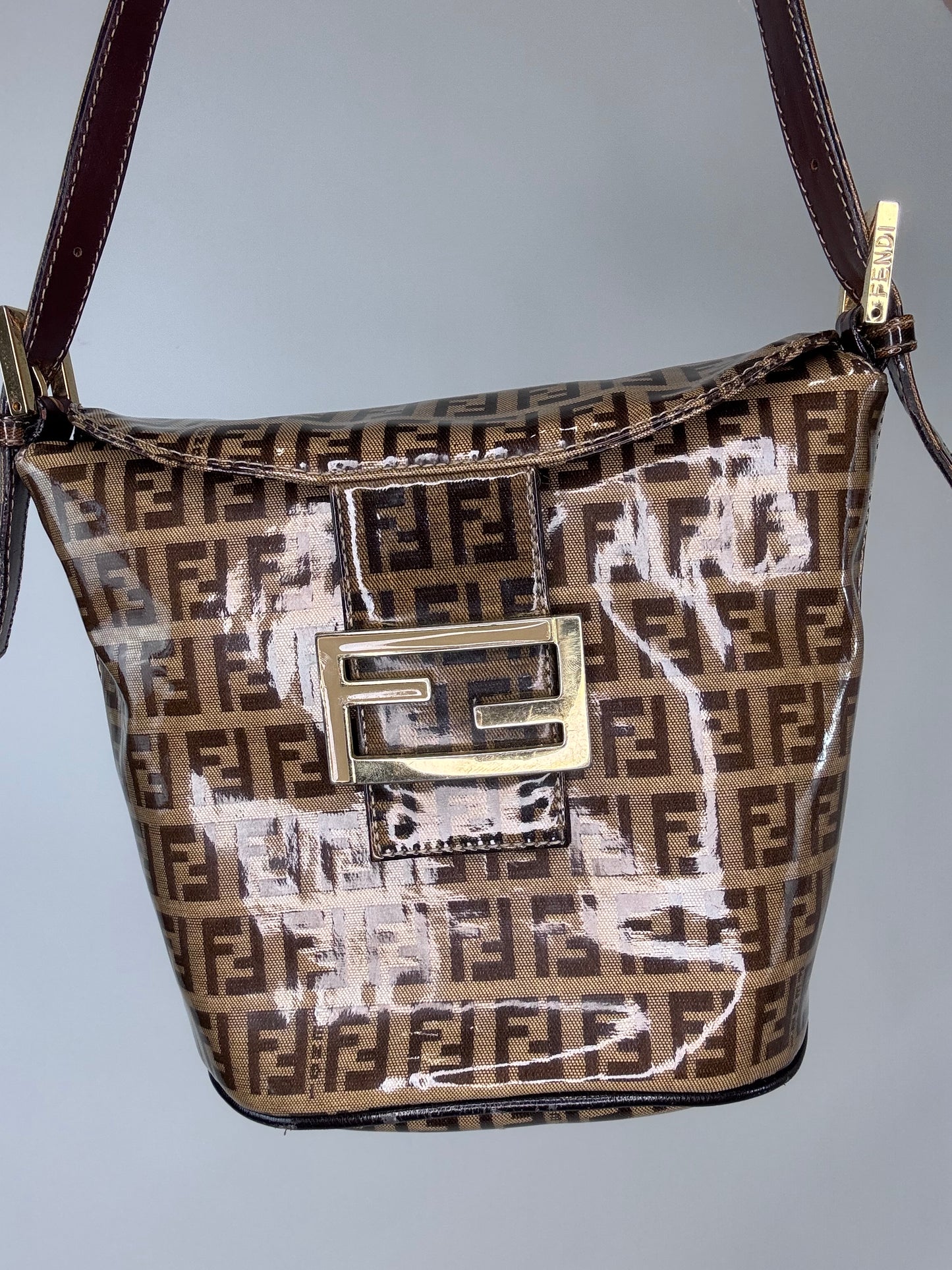 Fendi Zucchino Bucket Bag