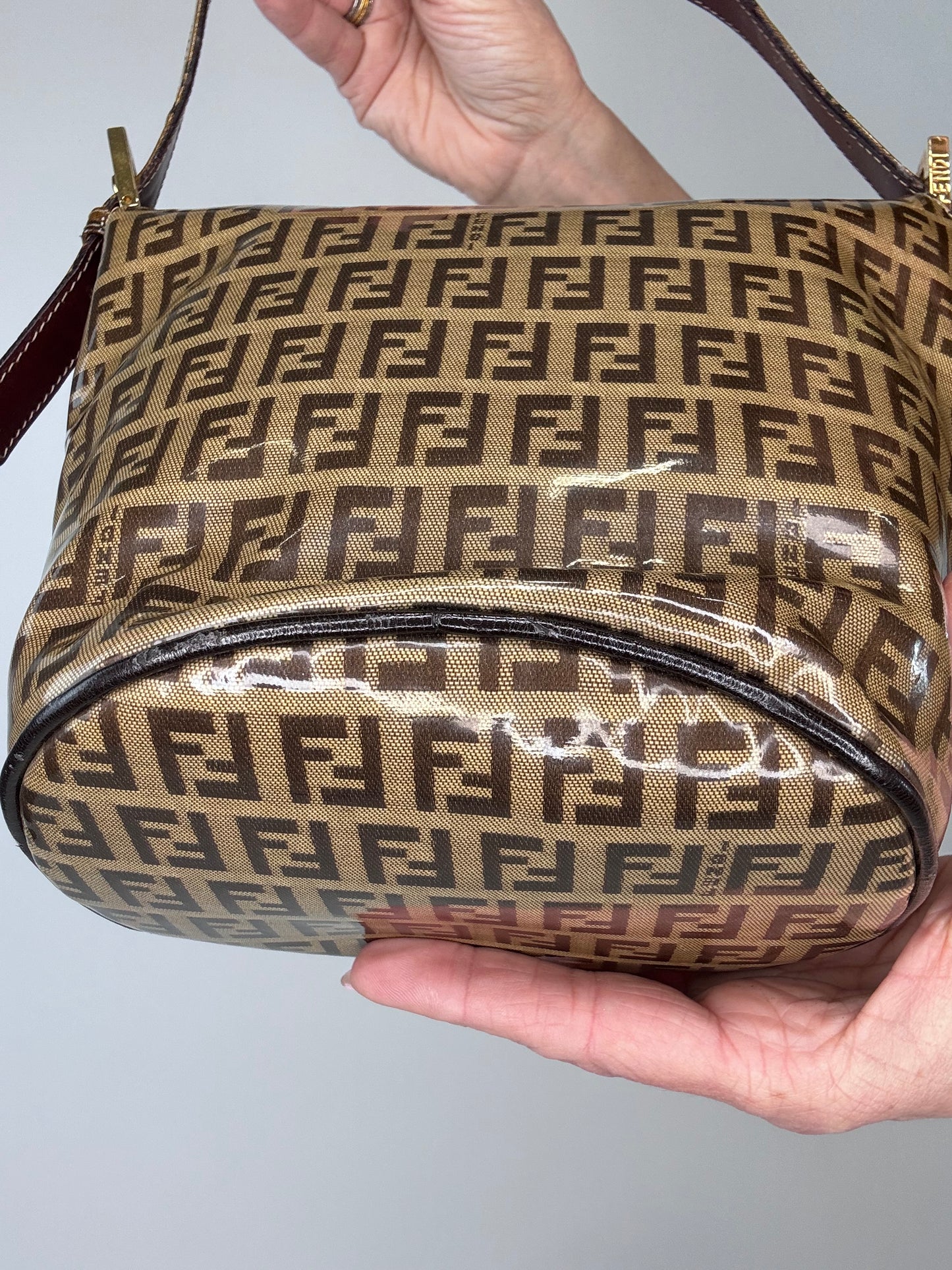 Fendi Zucchino Bucket Bag
