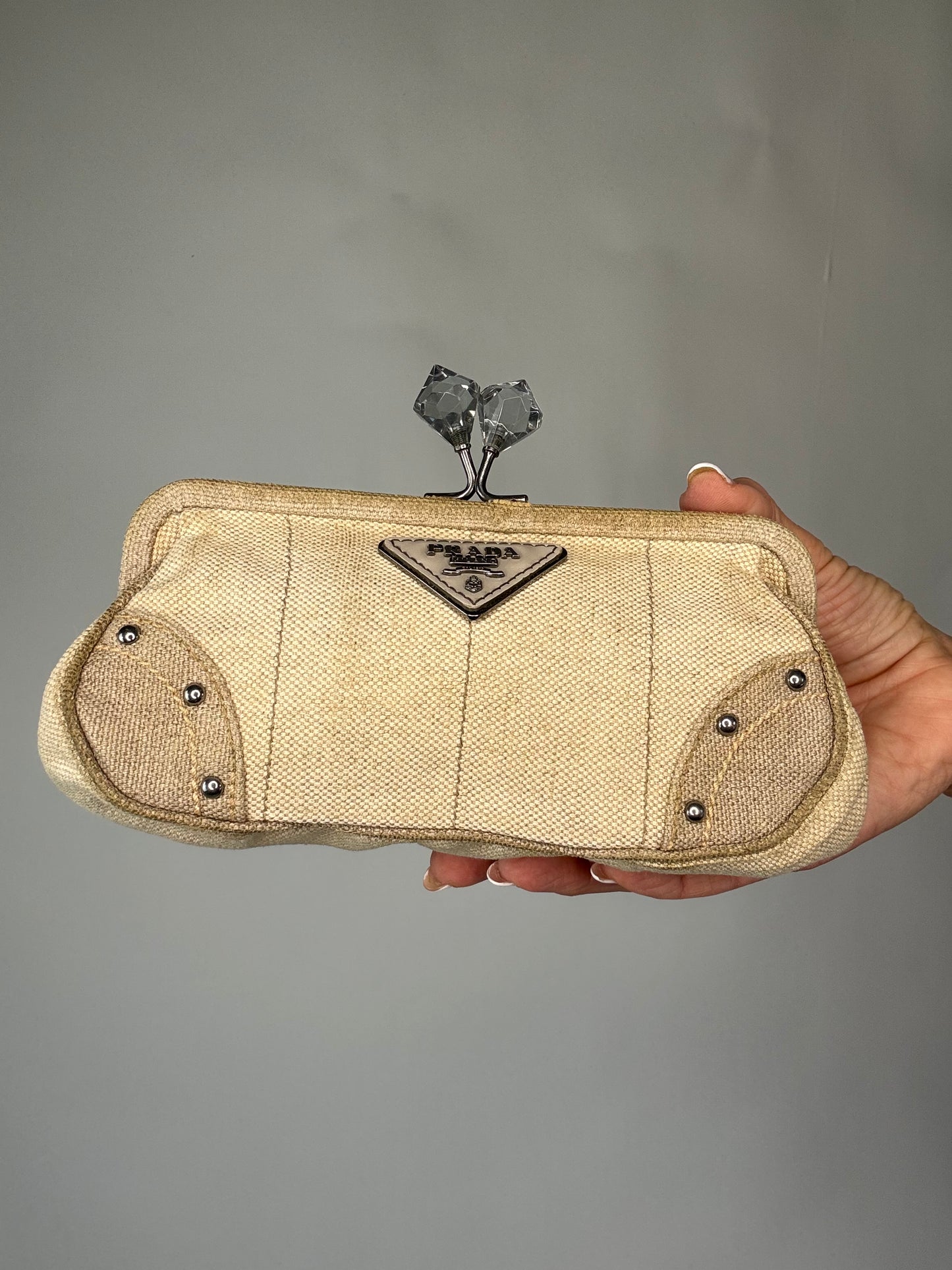 Prada Extremely Rare Coin Clutch Purse