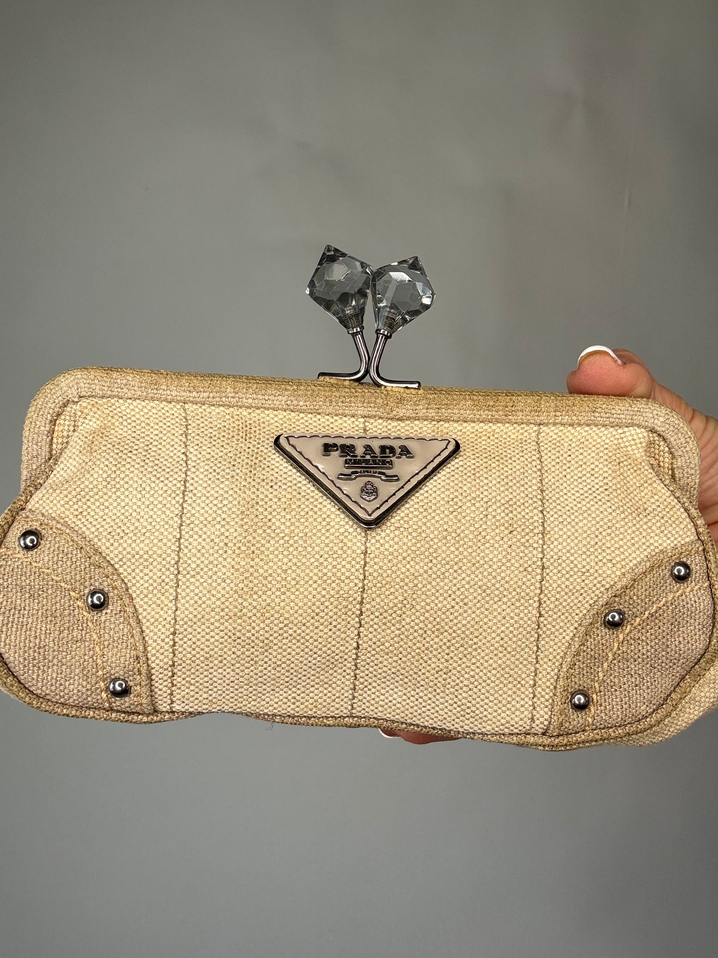 Prada Extremely Rare Coin Clutch Purse