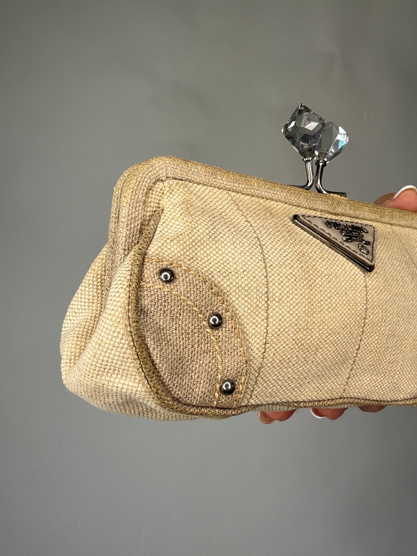 Prada Extremely Rare Coin Clutch Purse