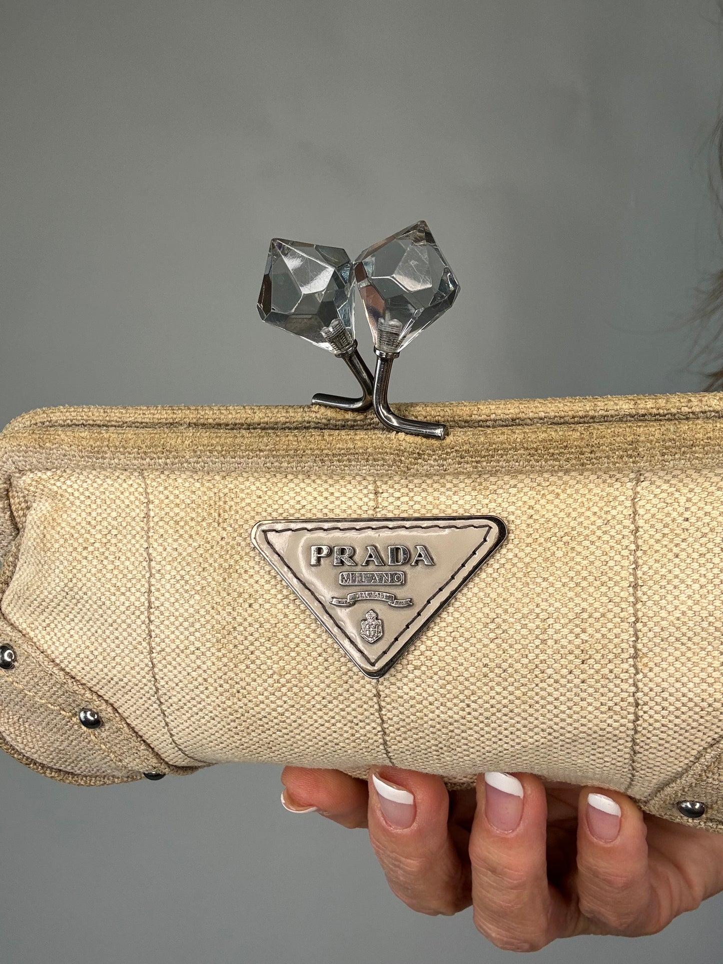 Prada Extremely Rare Coin Clutch Purse