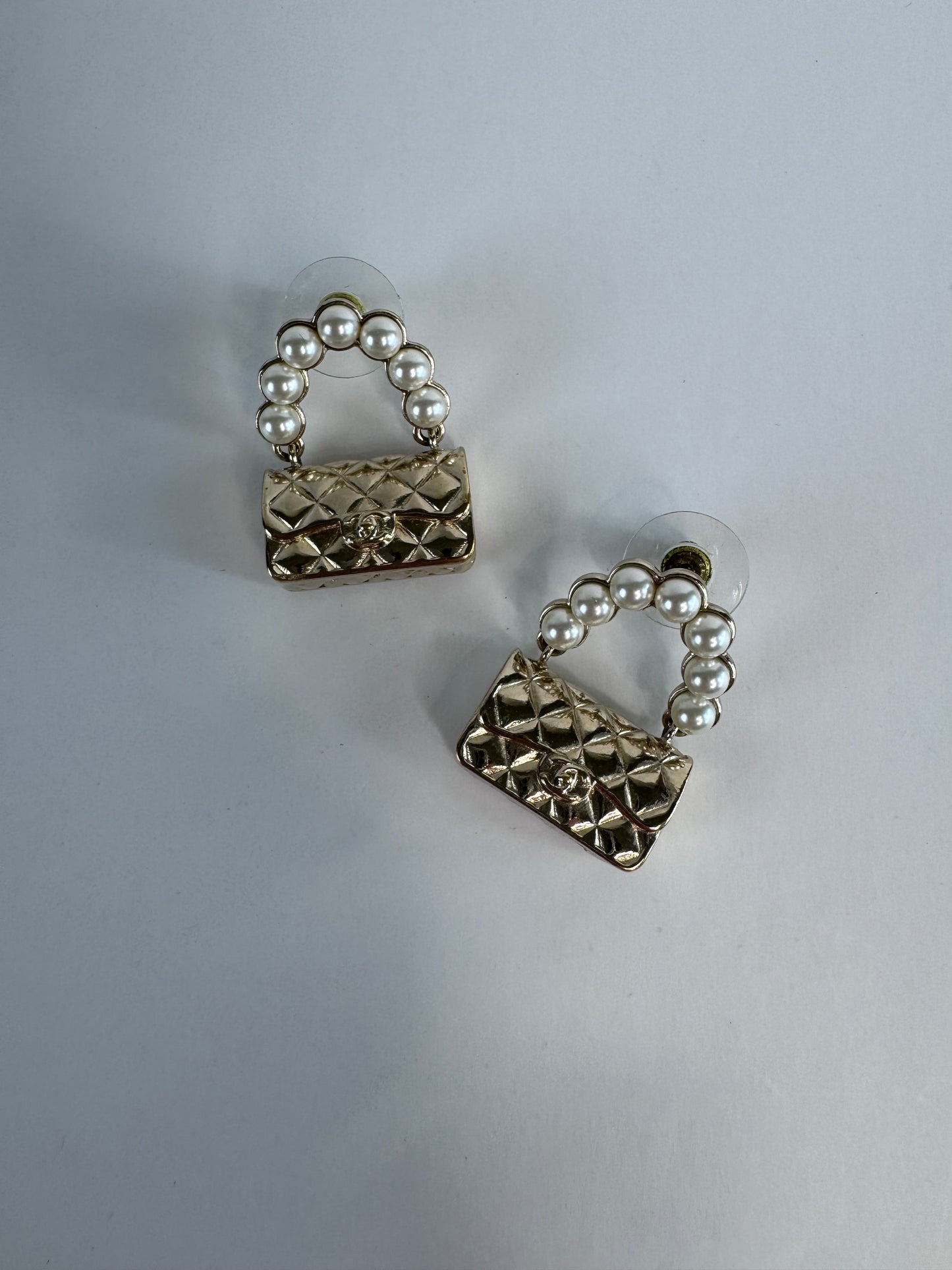 Chanel Runway Classic Flap Earrings