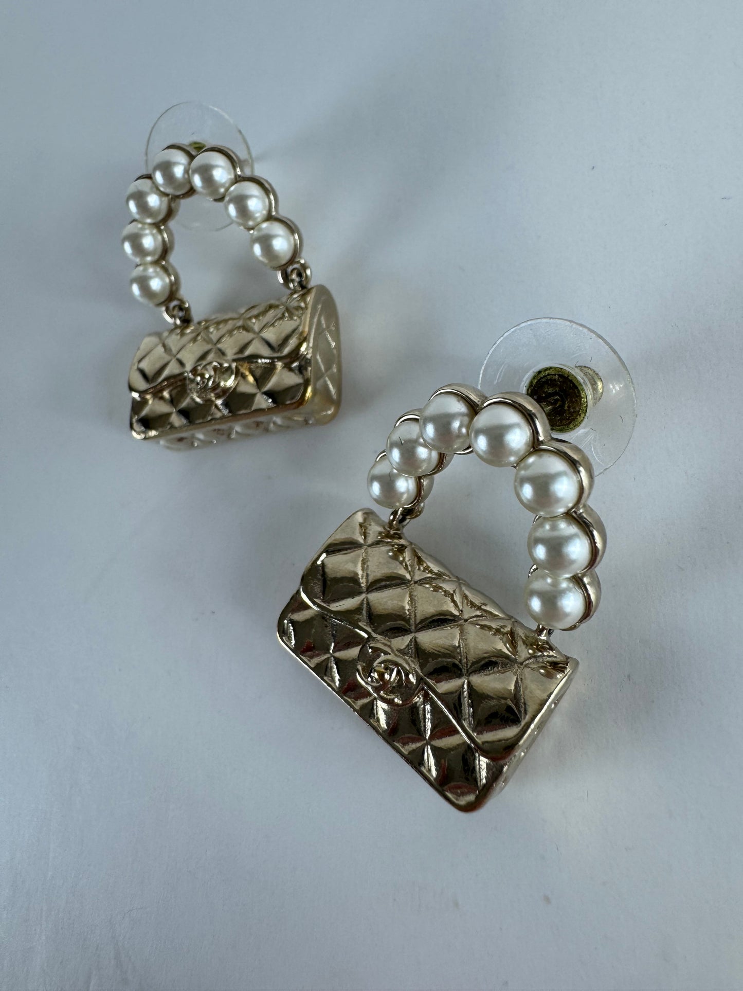 Chanel Runway Classic Flap Earrings