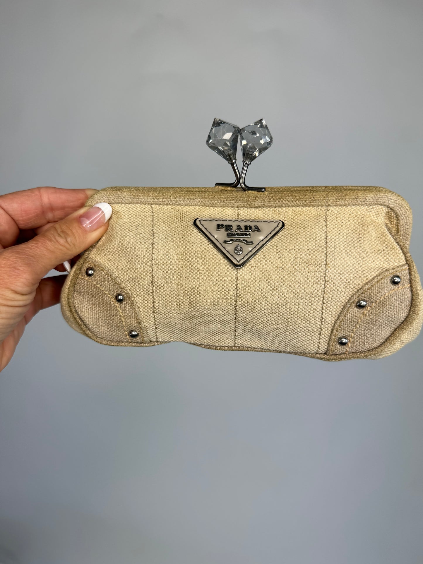 Prada Extremely Rare Coin Clutch Purse