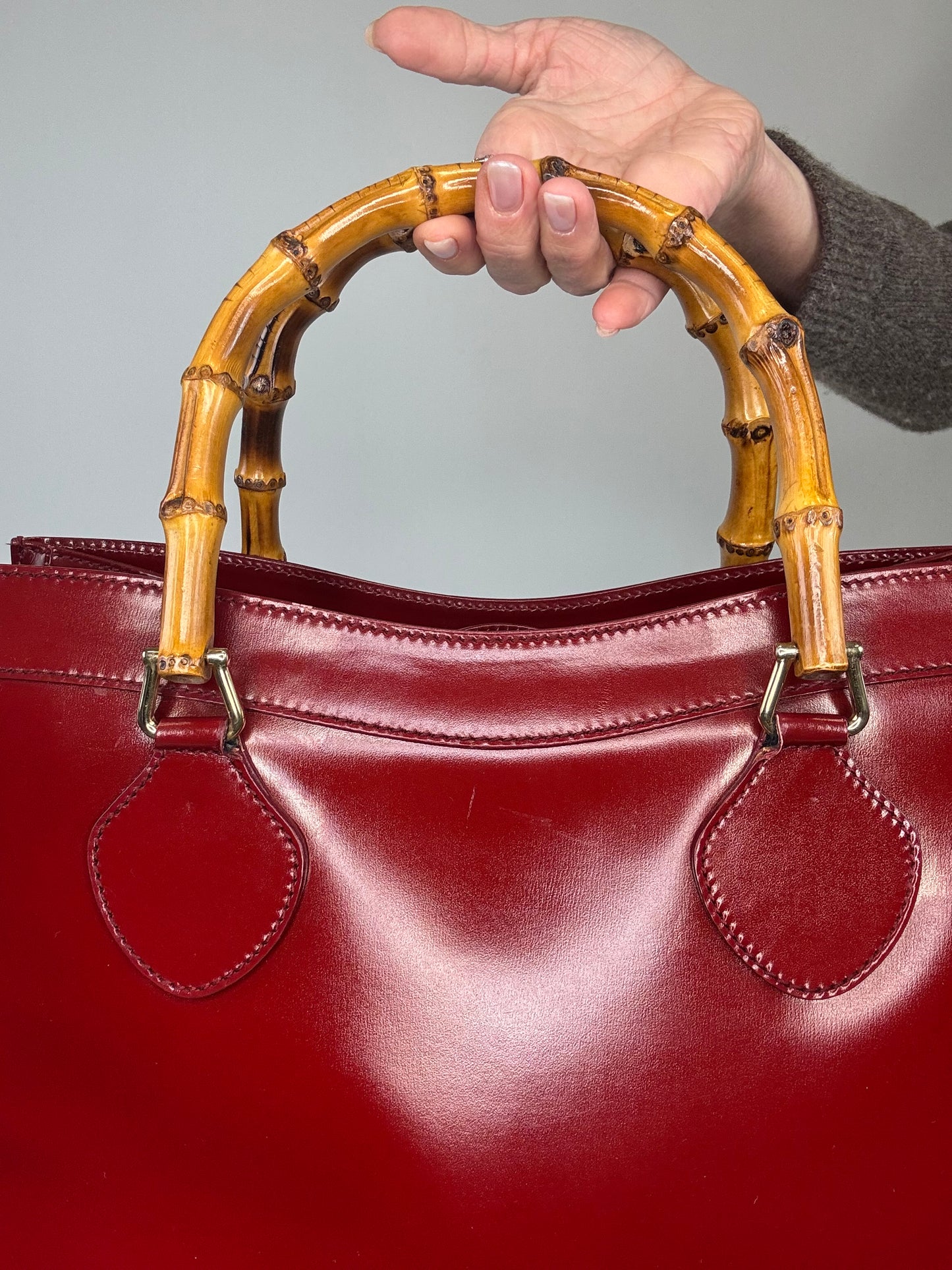 Gucci Vintage Diana Rare Burgundy