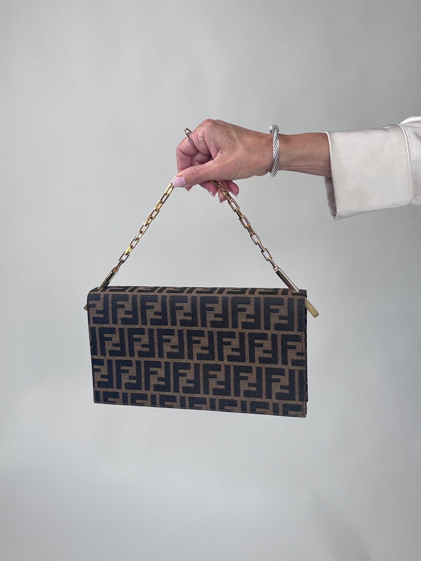 Fendi Zucca Rare Spalmati Tabacco Bag