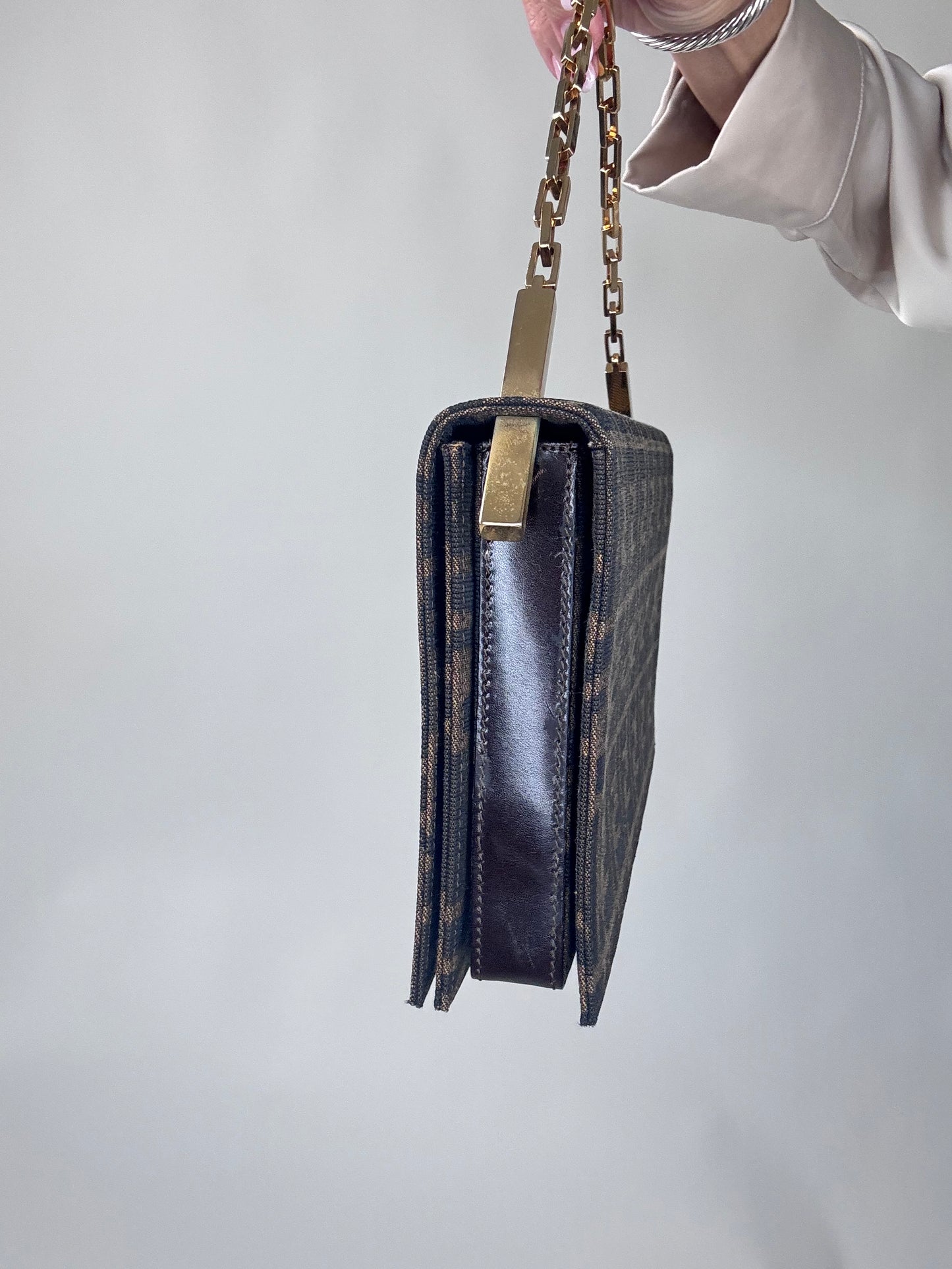 Fendi Zucca Rare Spalmati Tabacco Bag