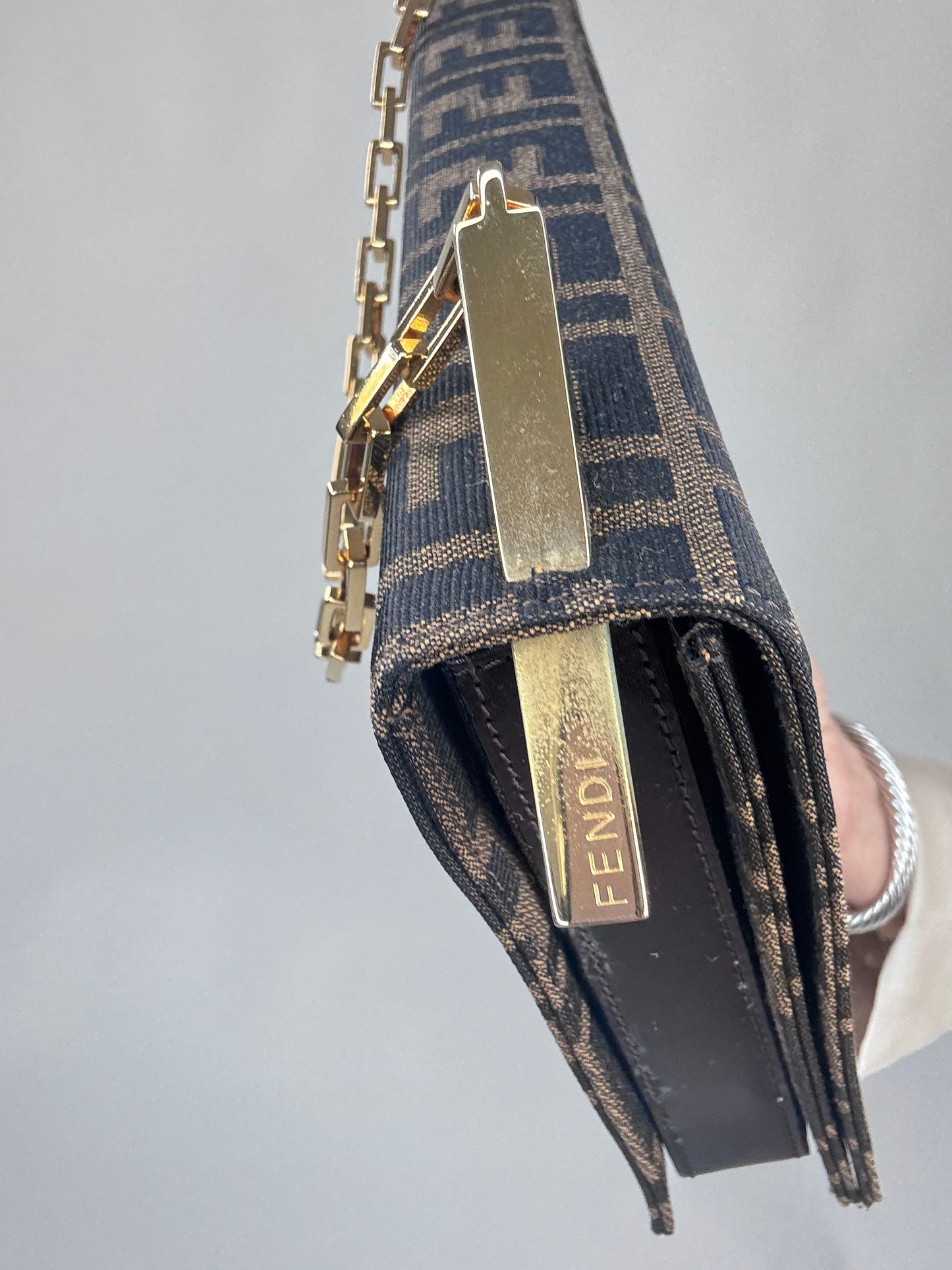 Fendi Zucca Rare Spalmati Tabacco Bag