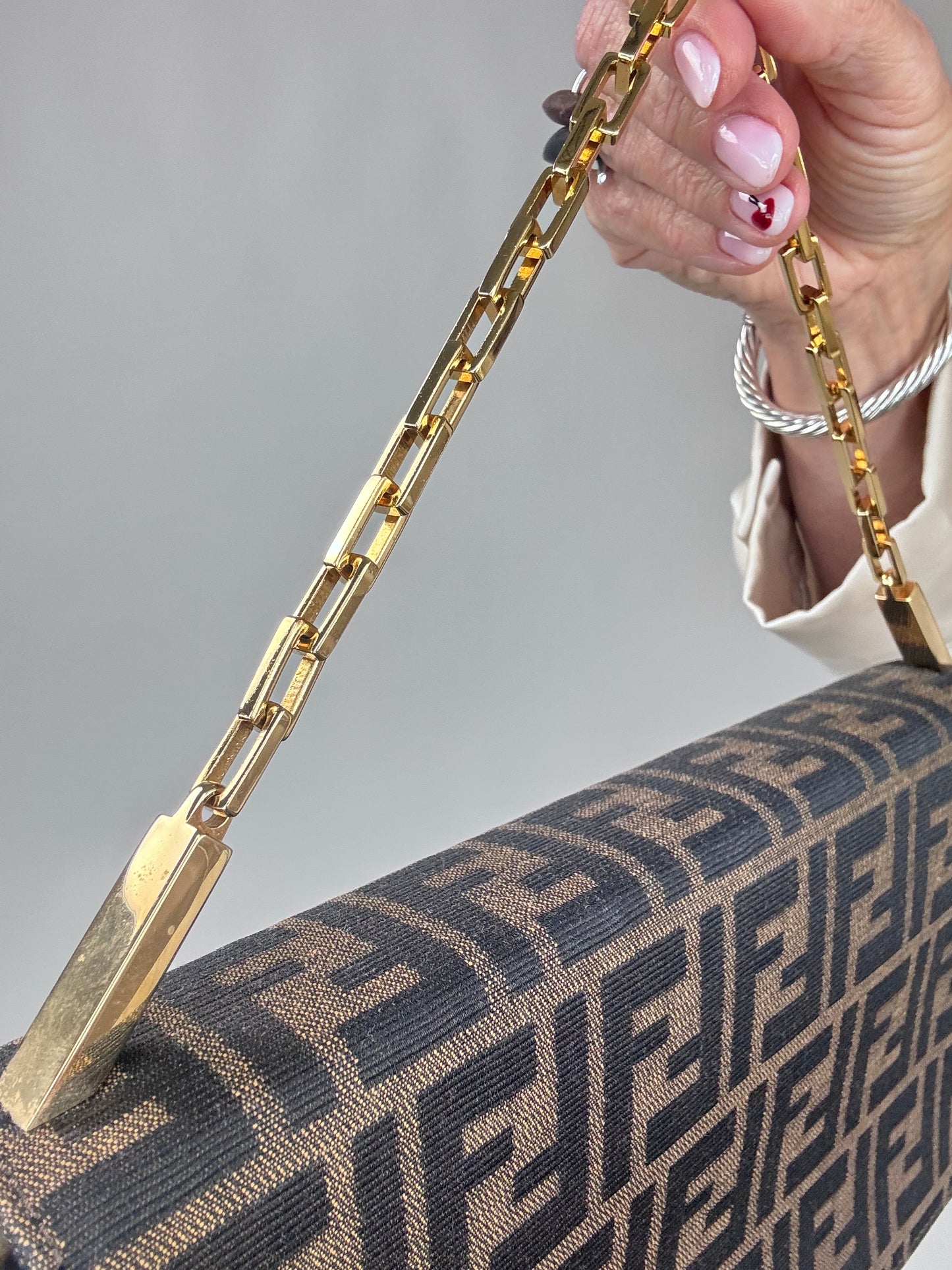 Fendi Zucca Rare Spalmati Tabacco Bag