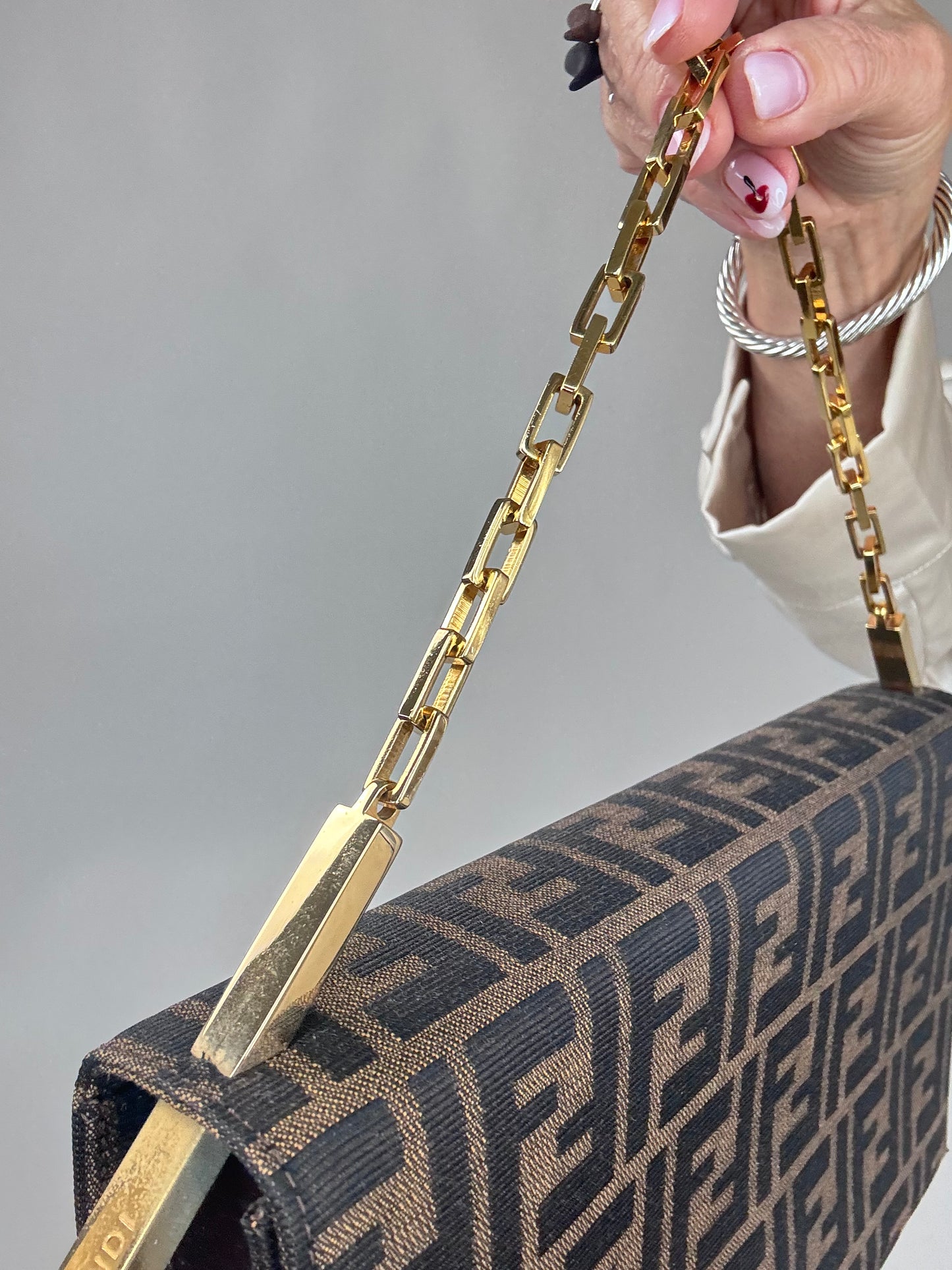 Fendi Zucca Rare Spalmati Tabacco Bag