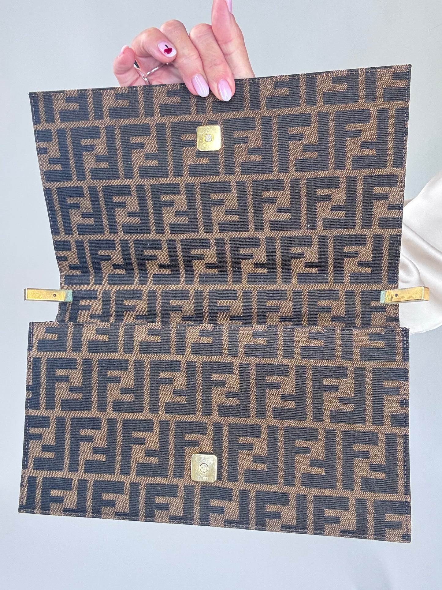 Fendi Zucca Rare Spalmati Tabacco Bag