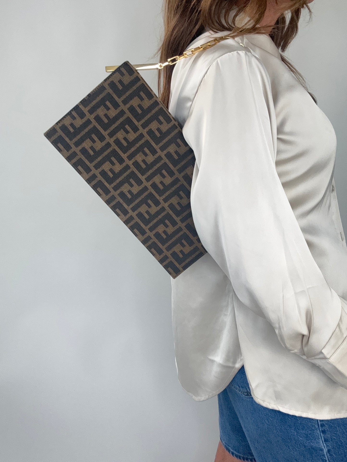 Fendi Zucca Rare Spalmati Tabacco Bag