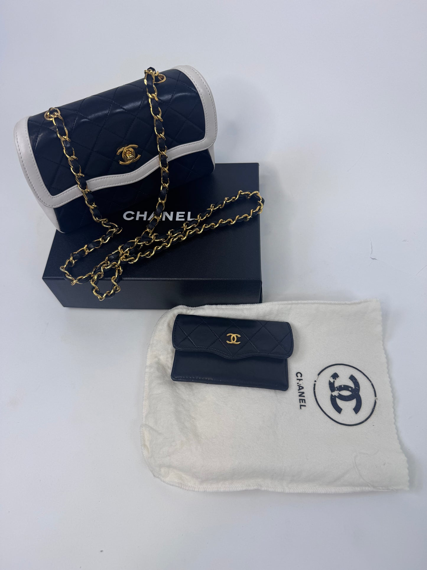 Chanel Vintage Diana Bicolor Bag