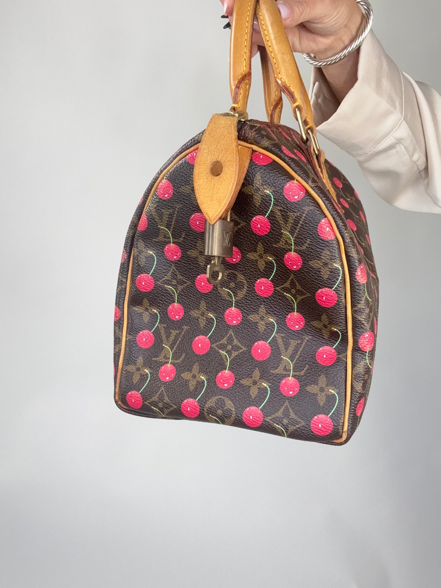 Louis Vuitton Takashi Murakami Cherry Speedy 25