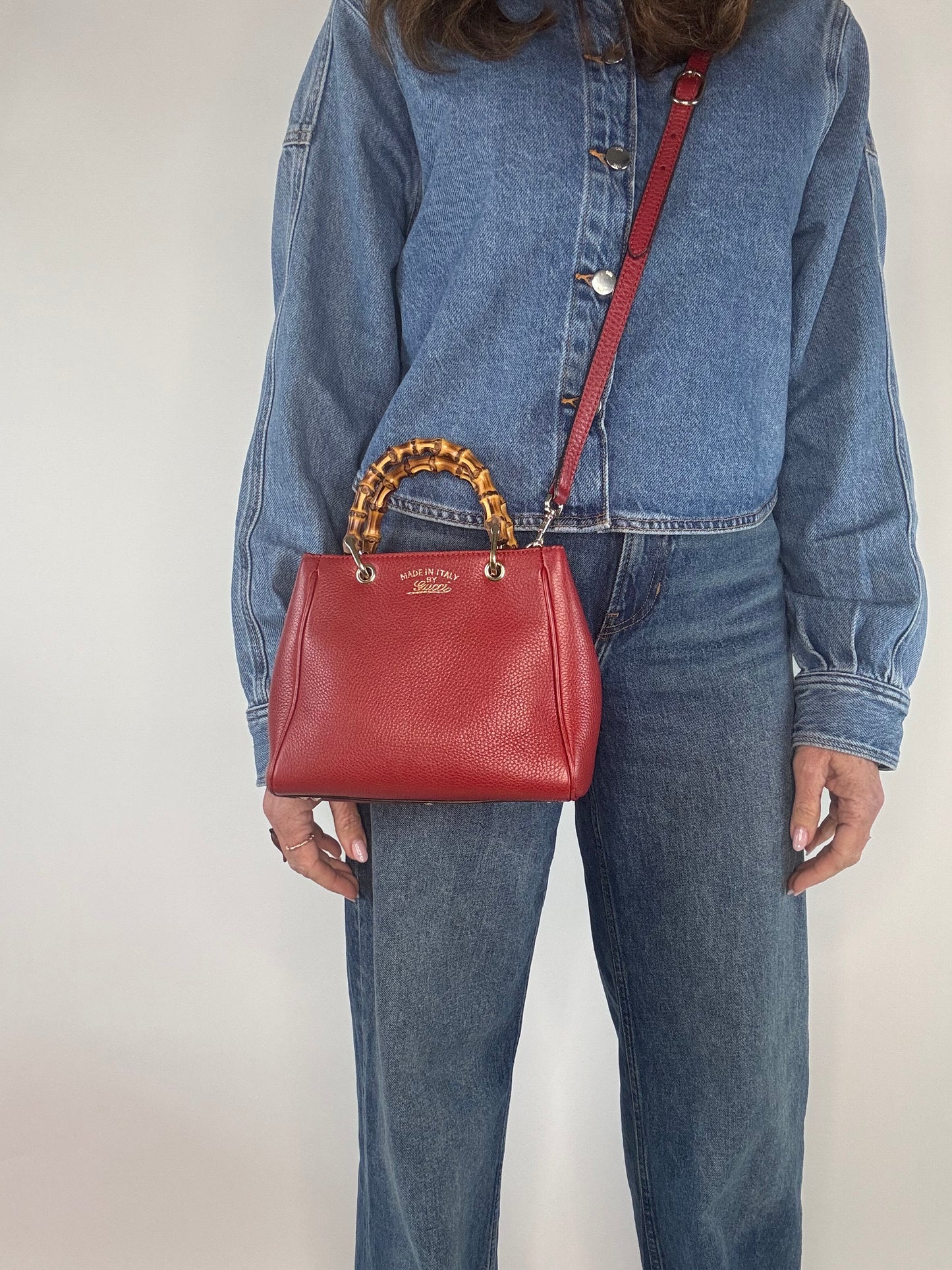 Gucci Small Bamboo ShoppingTote