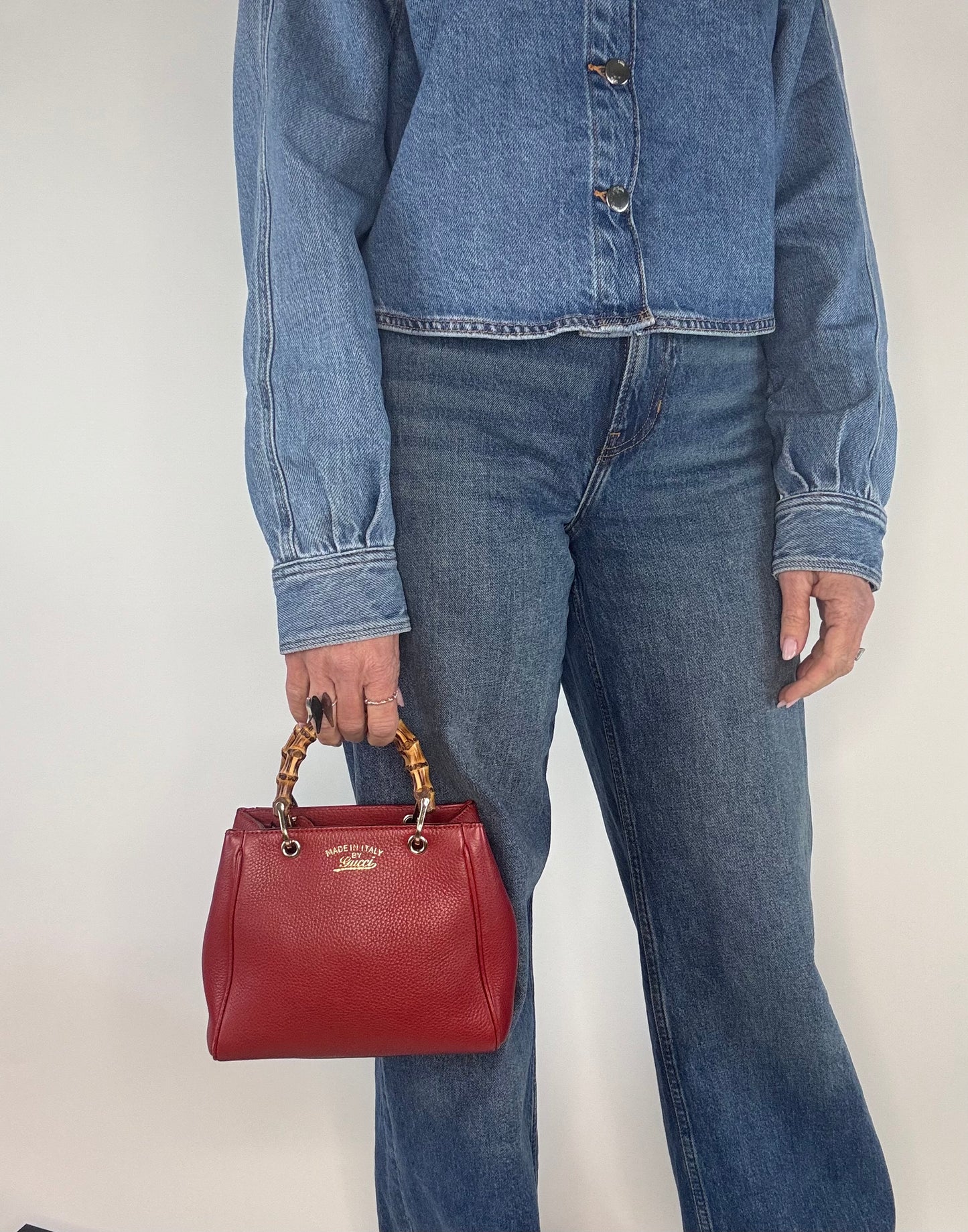Gucci Small Bamboo ShoppingTote