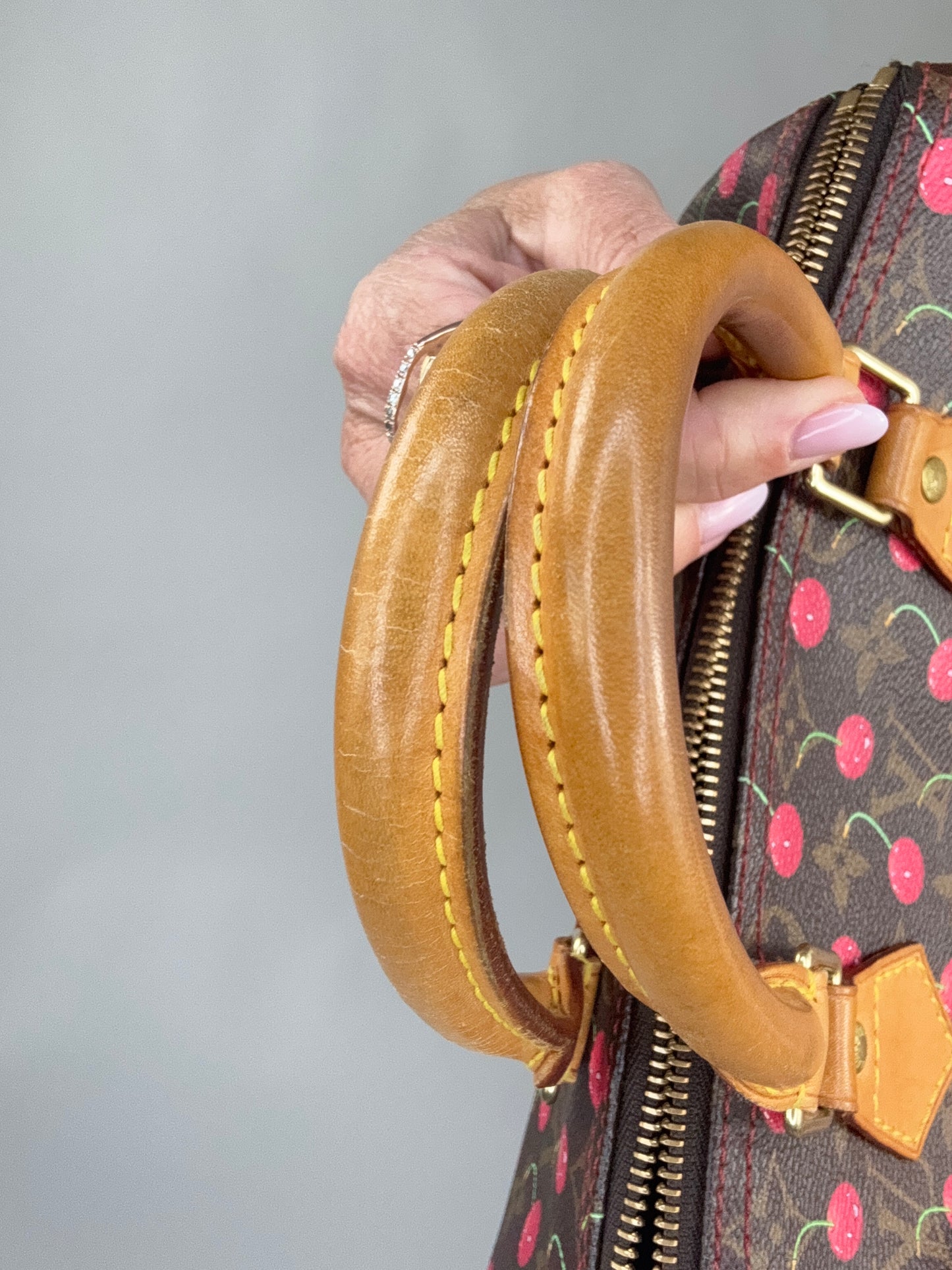 Louis Vuitton Takashi Murakami Cherry Speedy 25