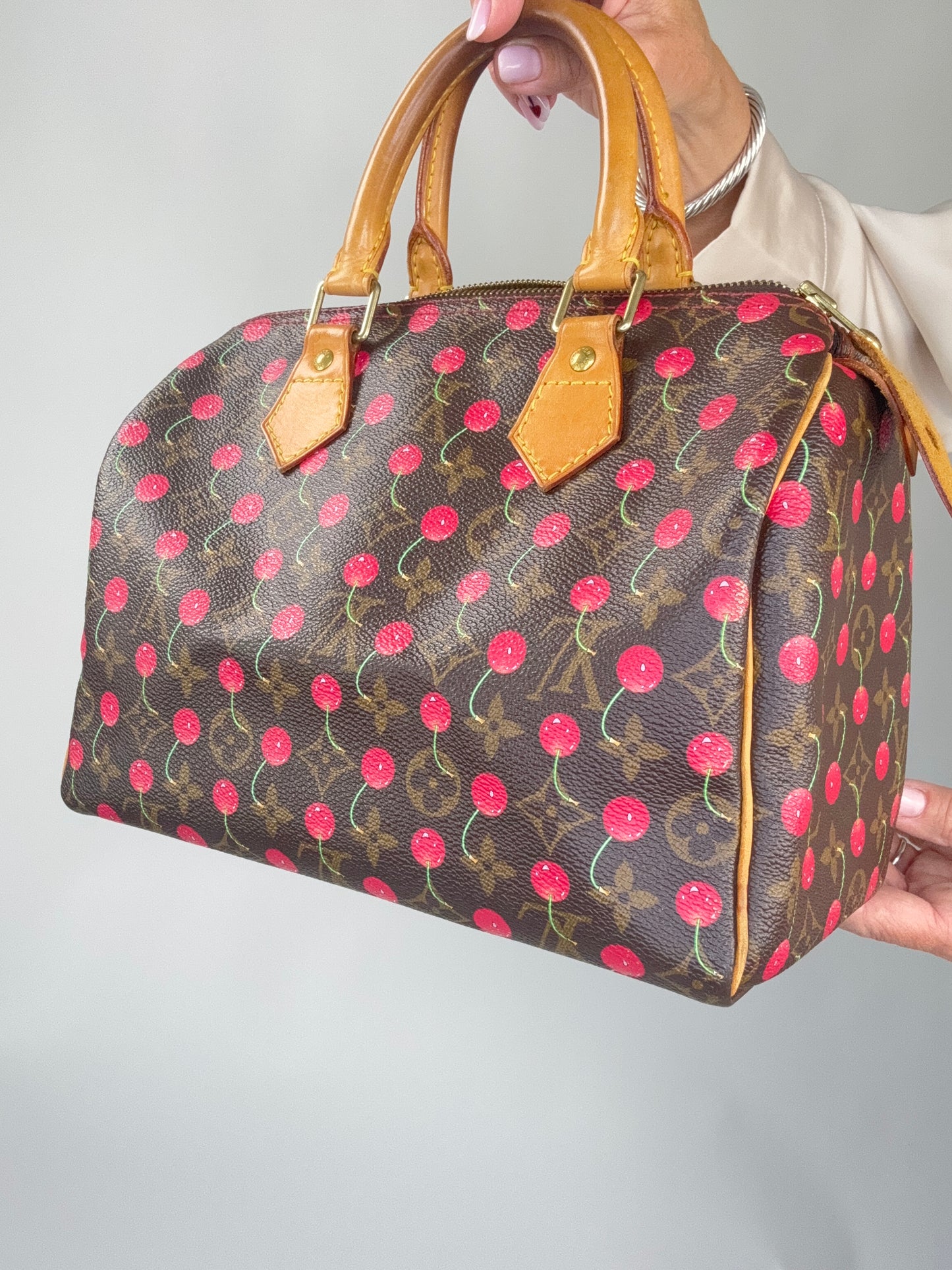 Louis Vuitton Takashi Murakami Cherry Speedy 25
