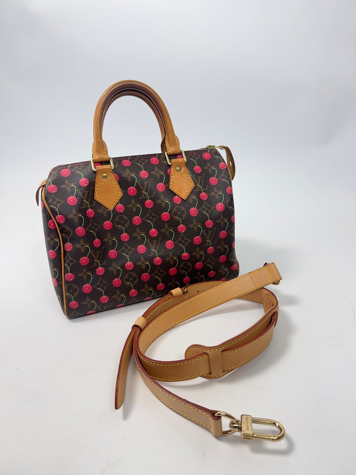 Louis Vuitton Takashi Murakami Cherry Speedy 25