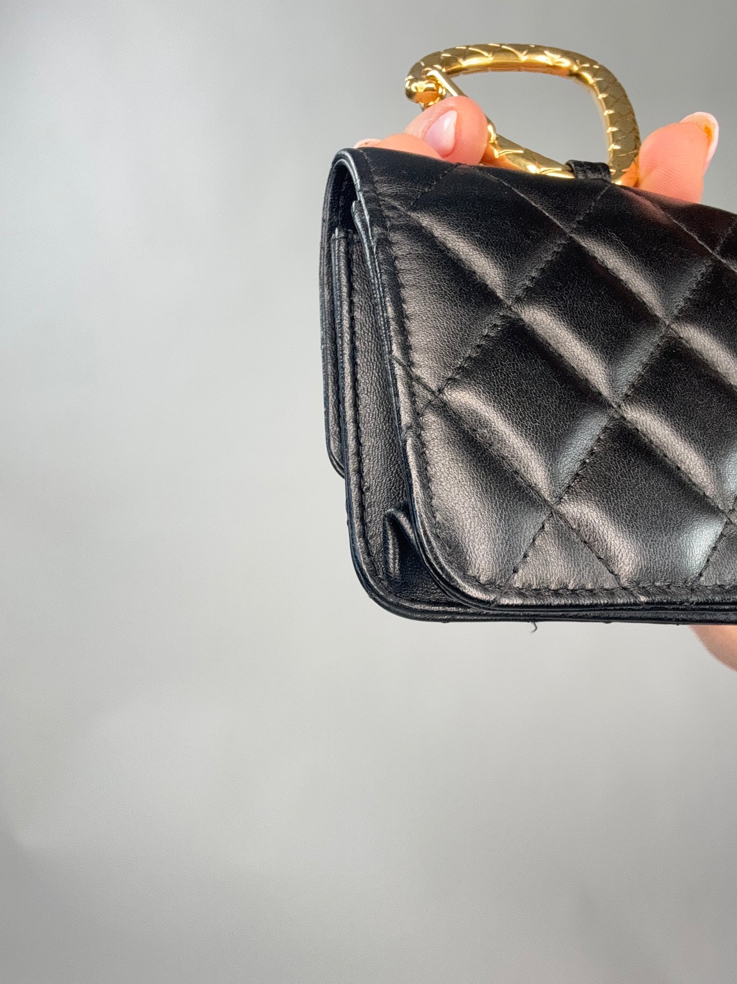 Chanel Jeweled Hook Card Case