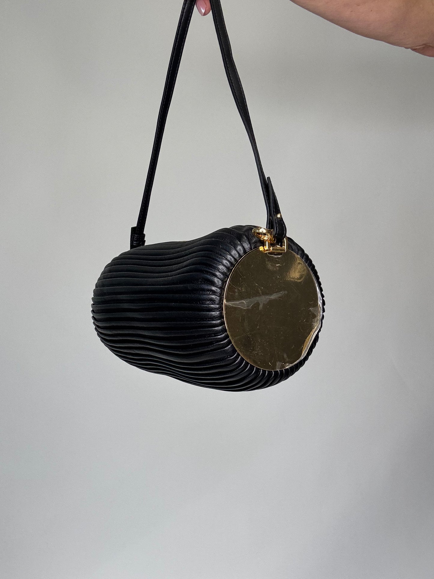 Loewe Bracelet Pouch Pleated Nappa Bag