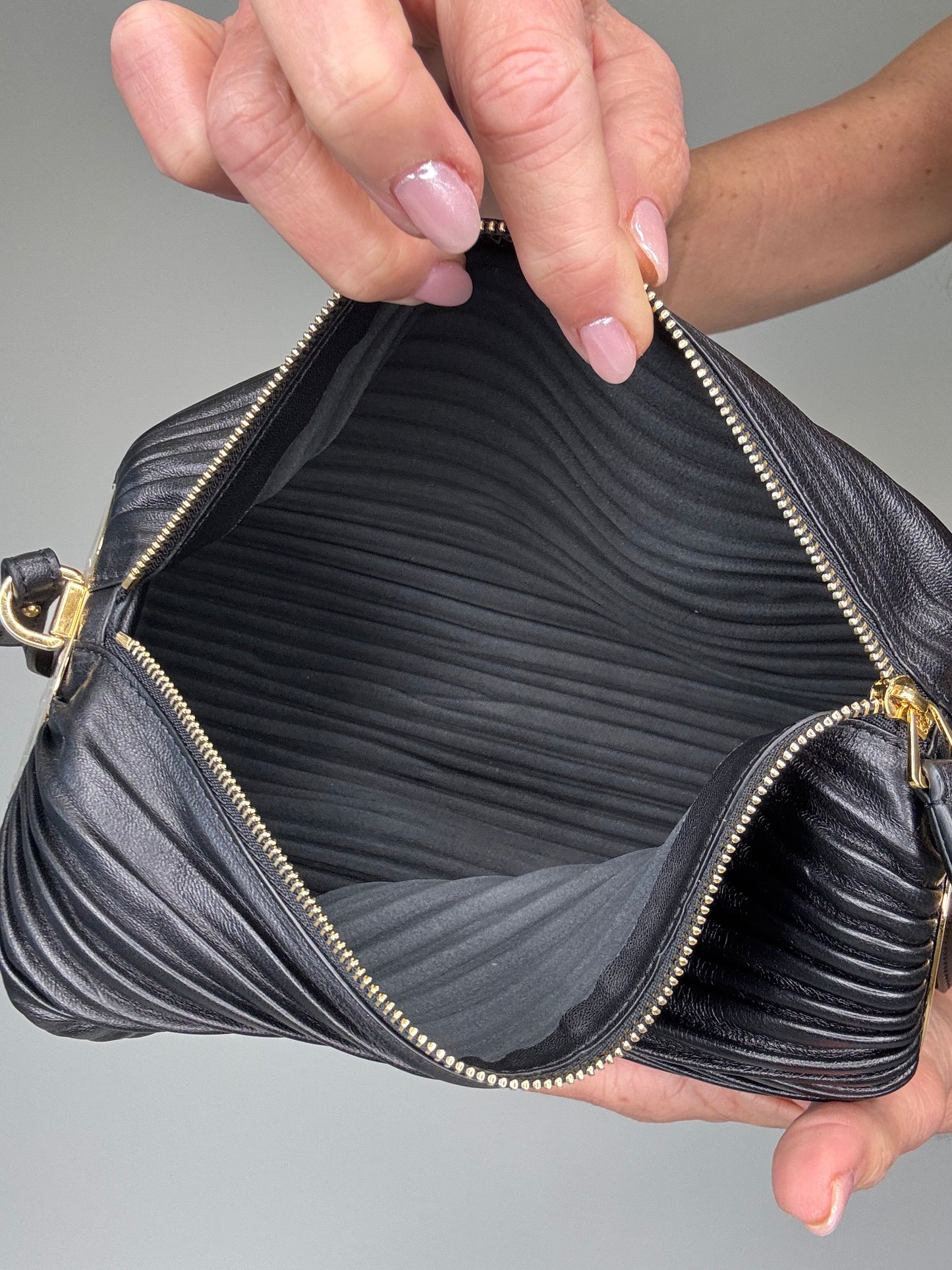 Loewe Bracelet Pouch Pleated Nappa Bag
